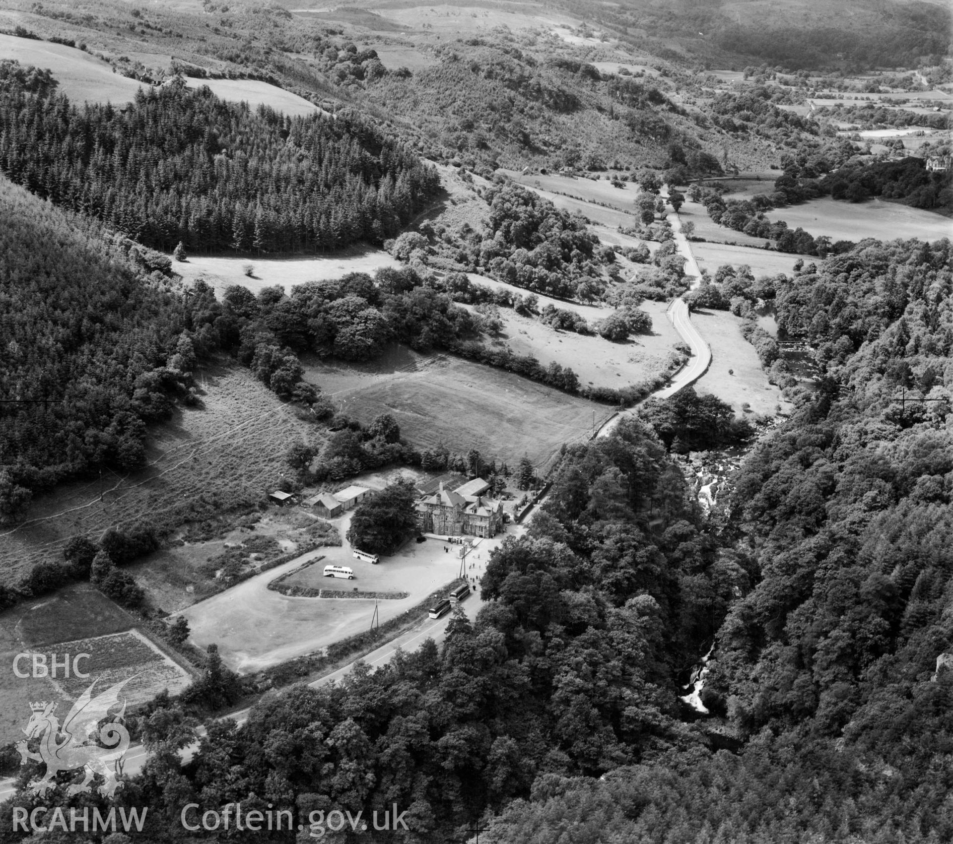 View of Swallow Falls Hotel, Betws-y-Coed