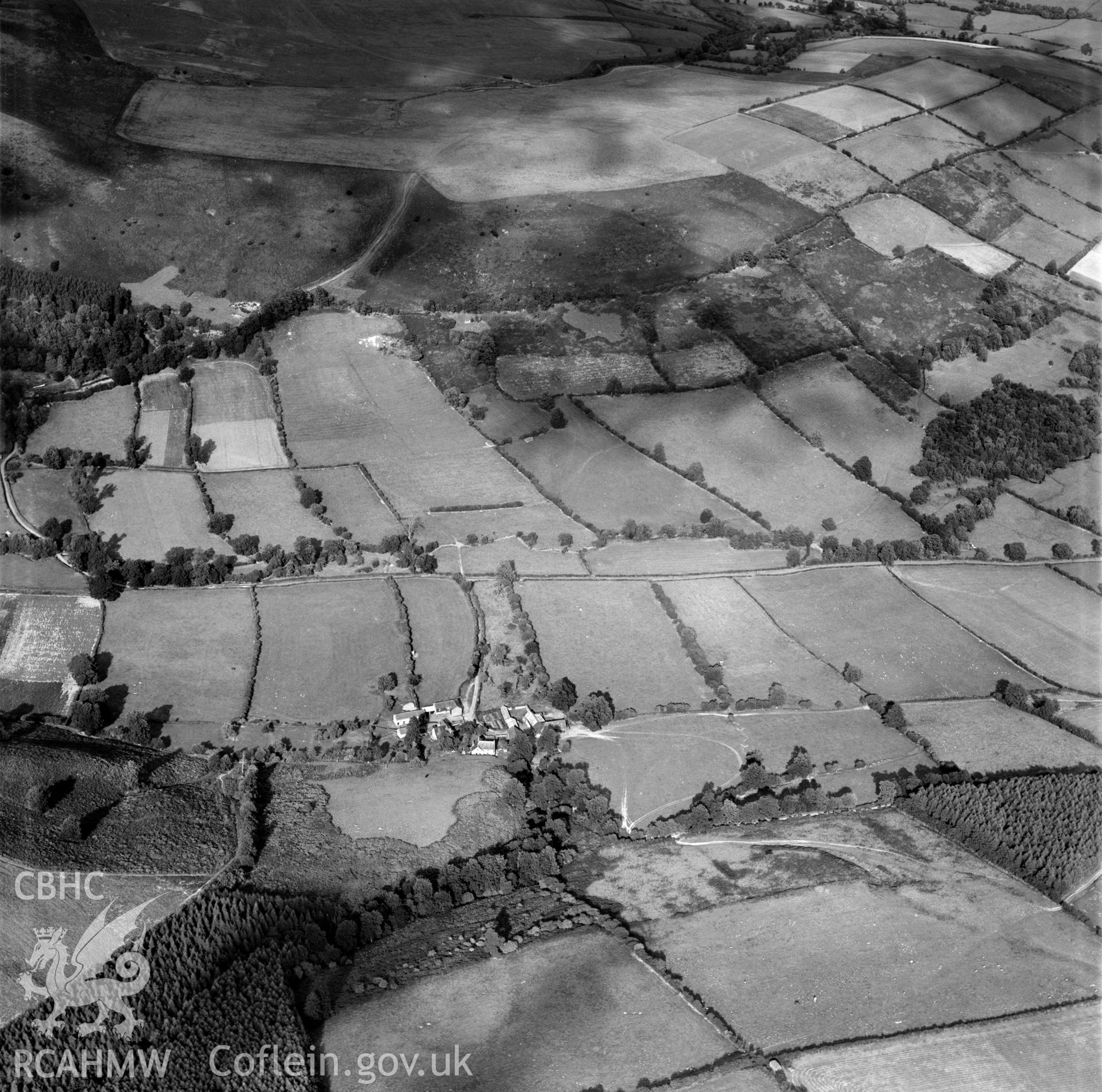 Distant view of Rodd & the Lugg Valley