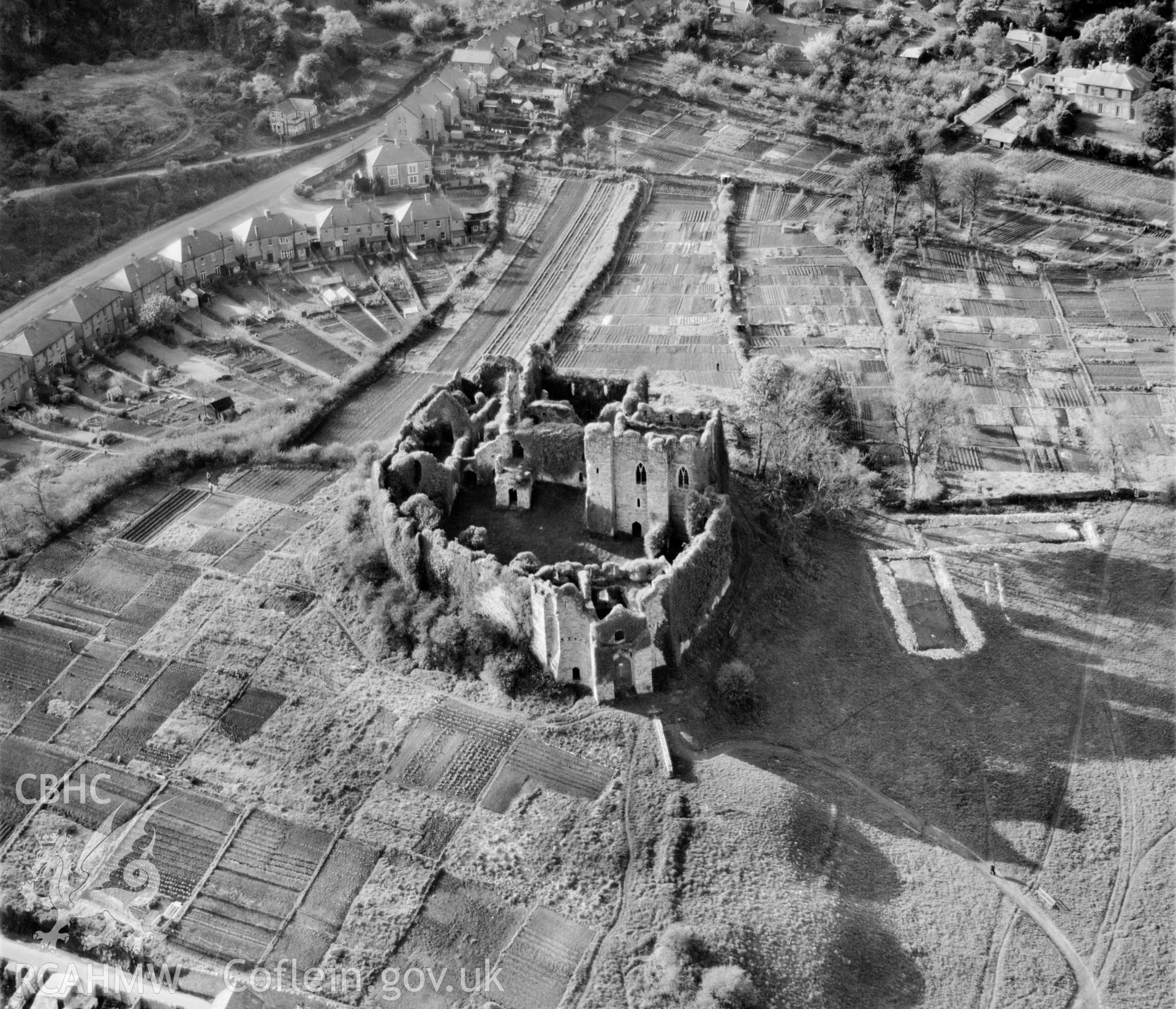 View of Oystermouth Castle, Mumbles
