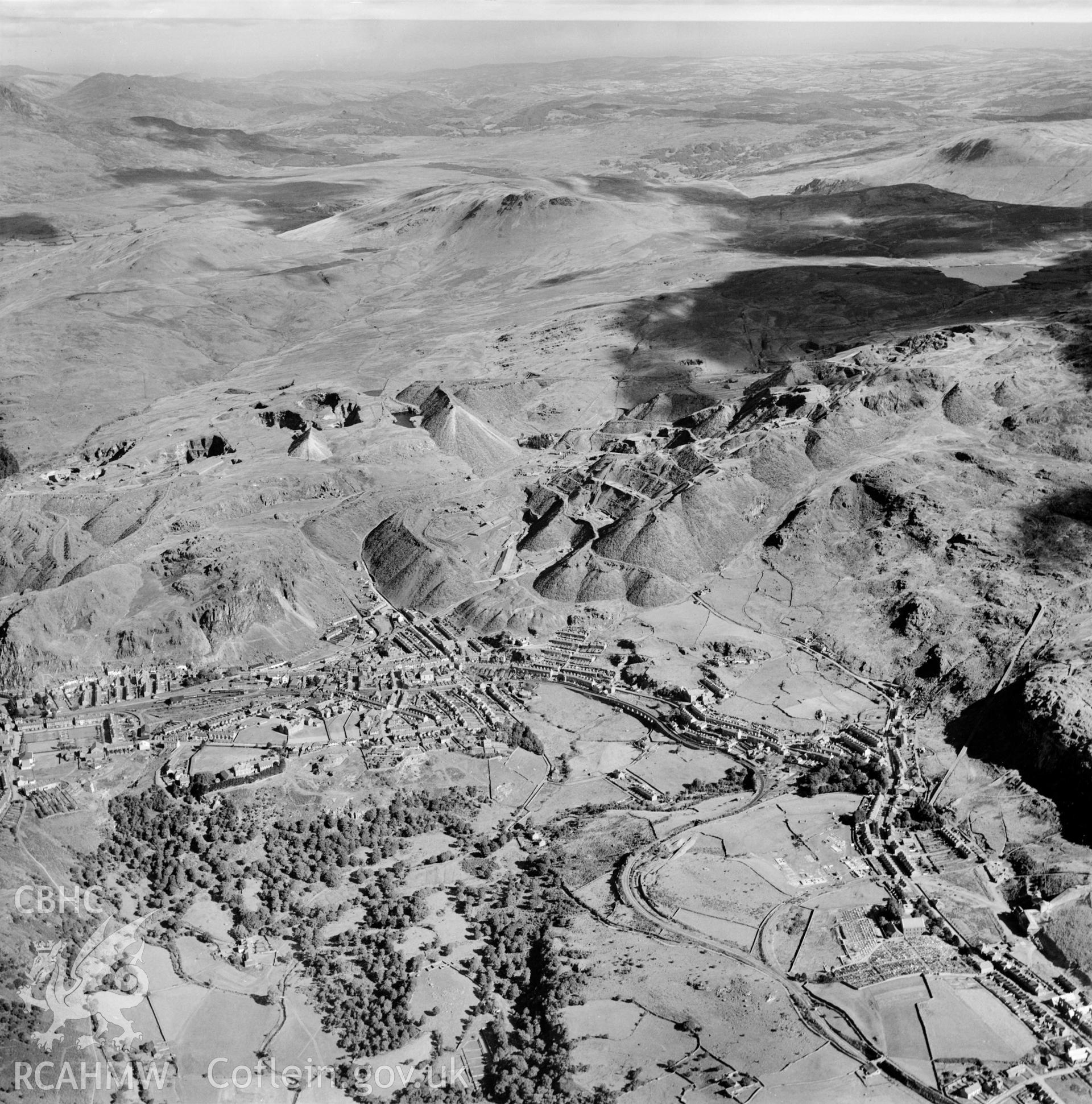 View of Madoc quarry, Blaenau Ffestiniog, commissioned by Cawood Wharton & Co. Ltd.