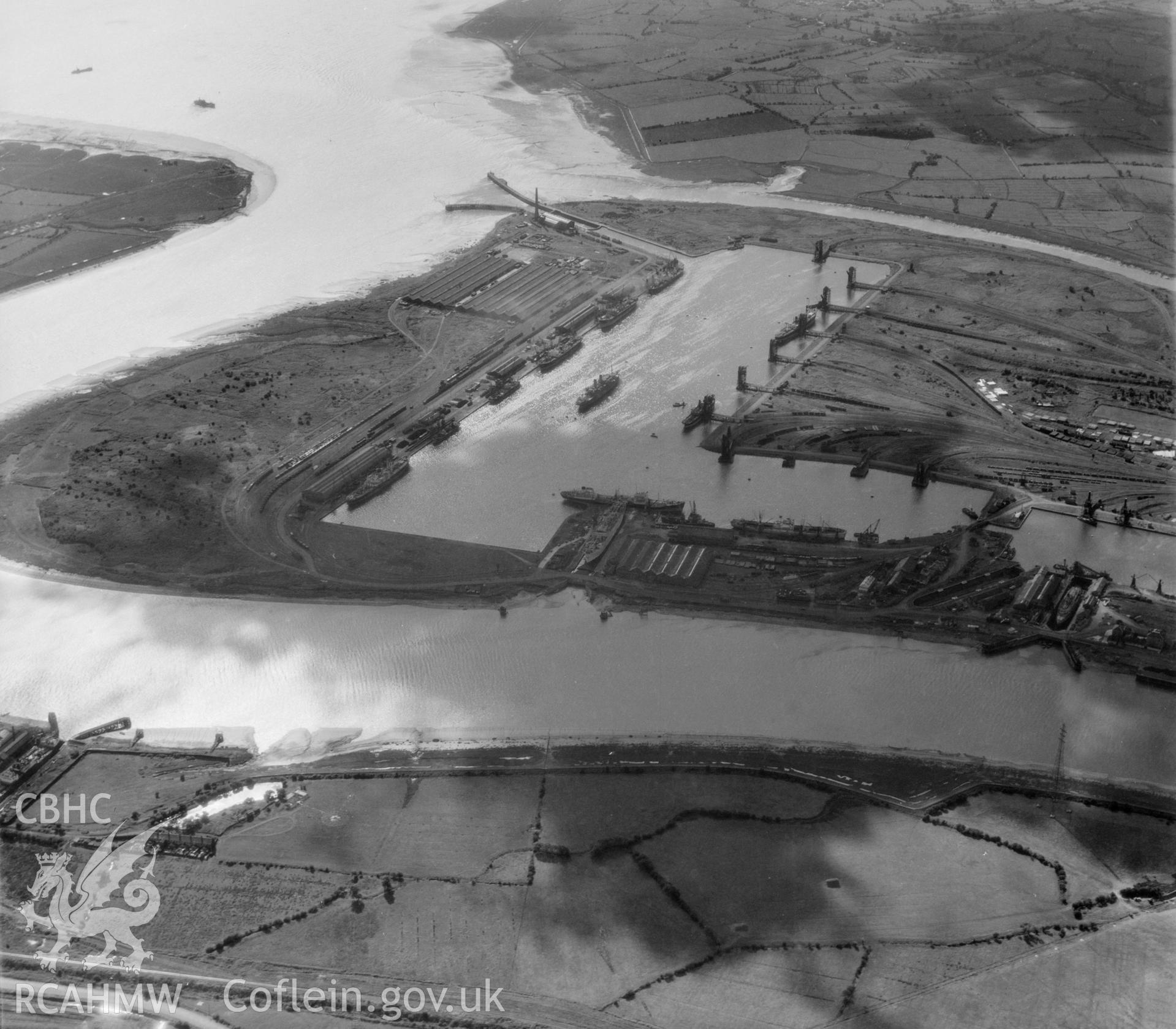 General view of newport docks
