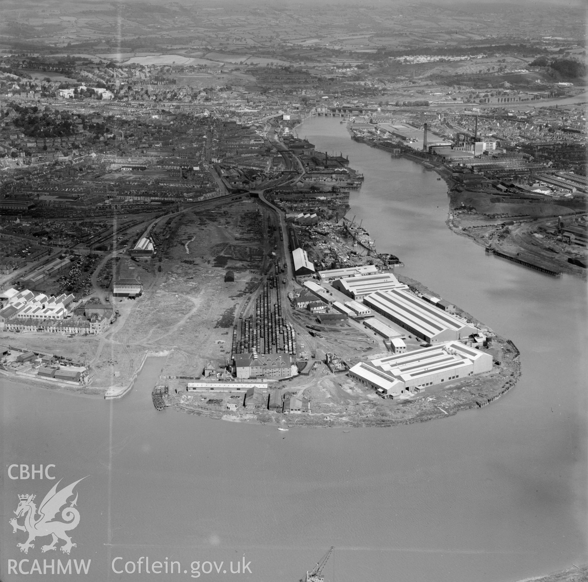 View of new Westgate works, Newport