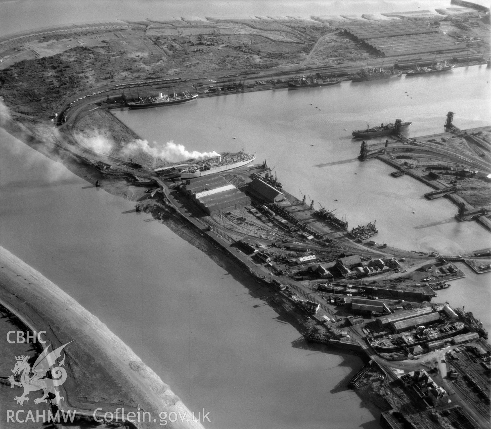 View of Newport Docks