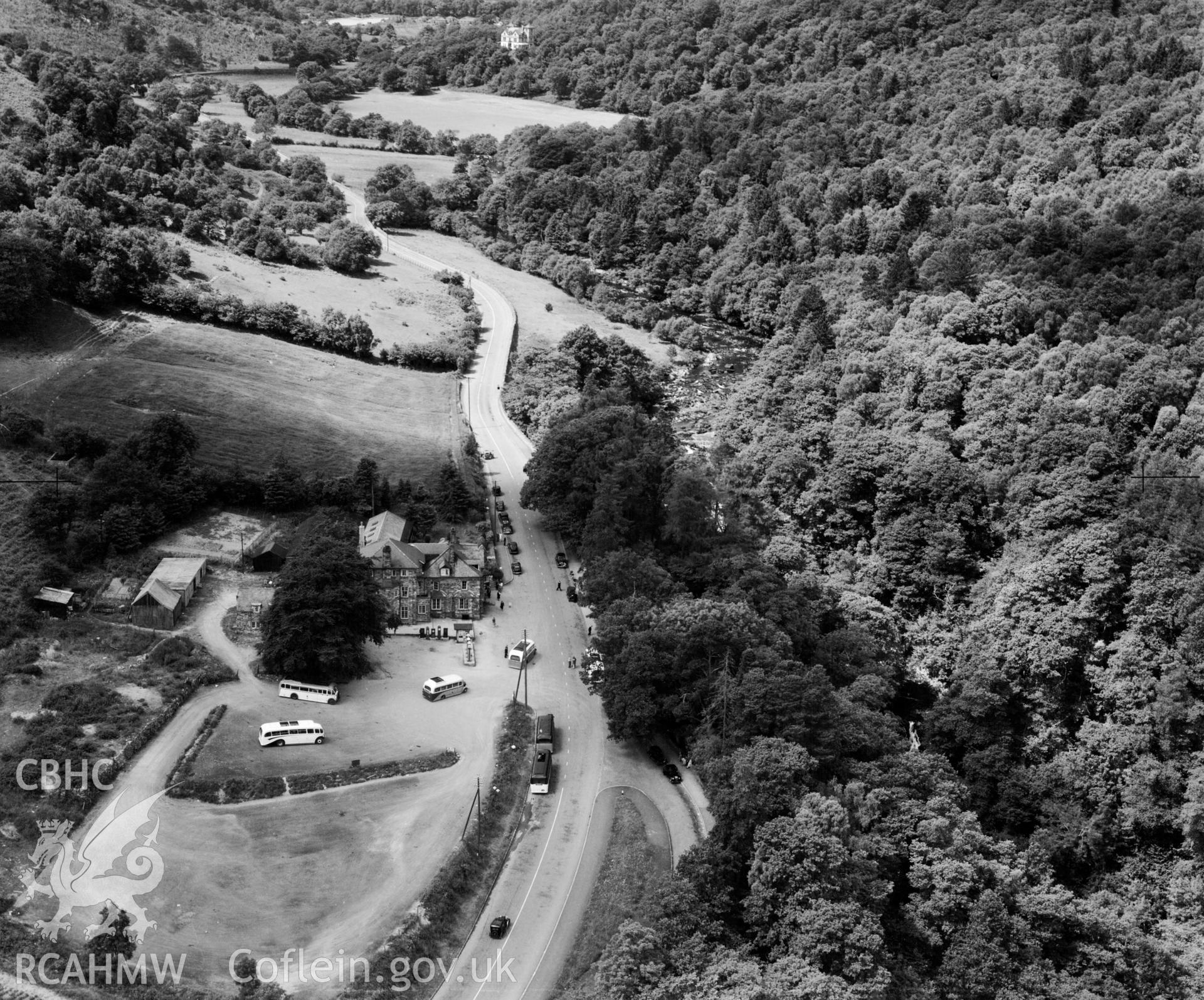 View of Swallow Falls Hotel, Betws-y-Coed