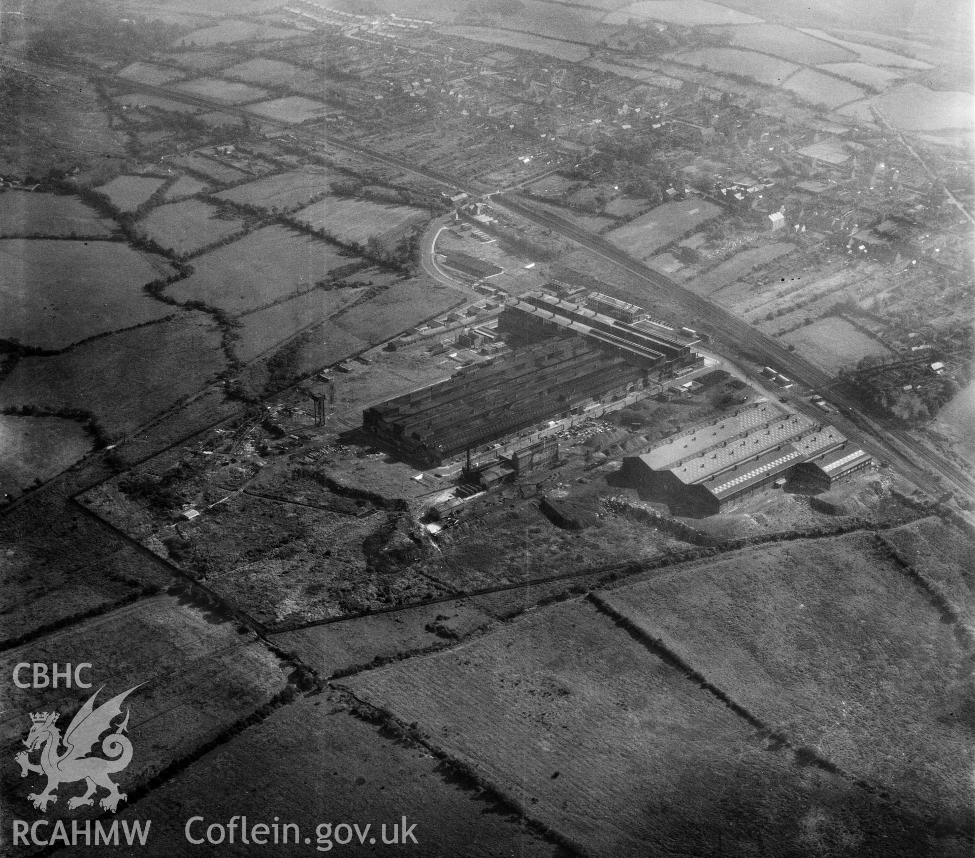 View of Gowerton aluminium factory (with wartime camouflage)