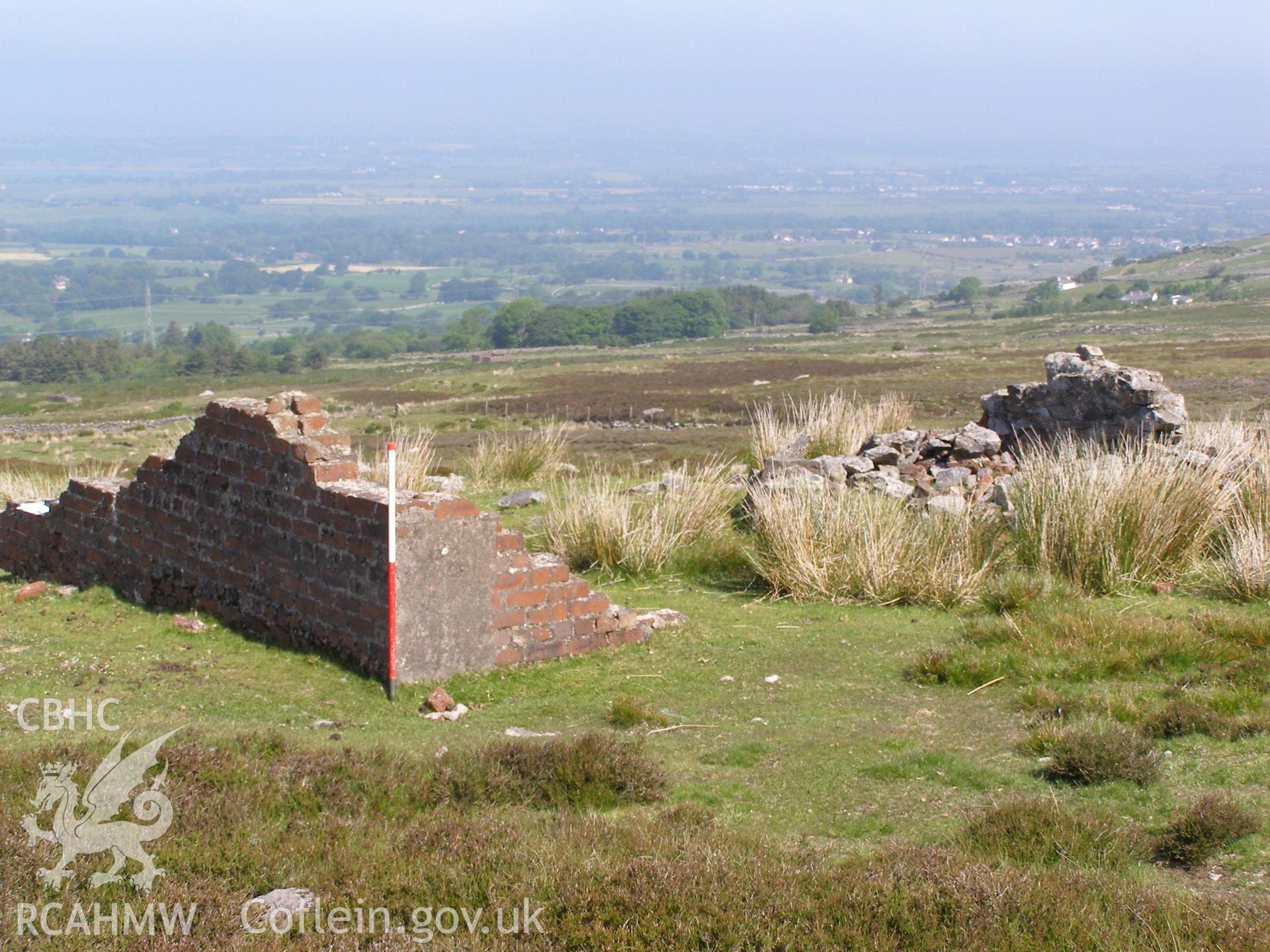 Digital colour photograph of Cefn Du Radio Station, building I taken on 07/06/2007 by P.J. Schofield during the Snowdon North West Upland Survey undertaken by Oxford Archaeology North.