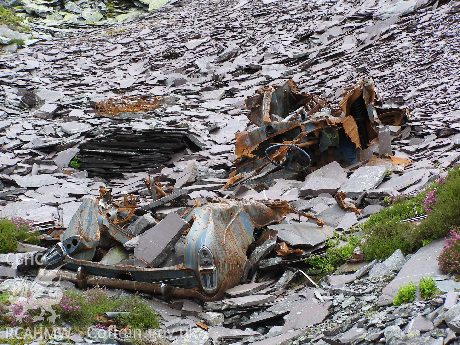 Digital colour photograph of Chwarel Cefn Du slate quarry I taken on 27/06/2007 by P.J. Schofield during the Snowdon North West Upland Survey undertaken by Oxford Archaeology North.