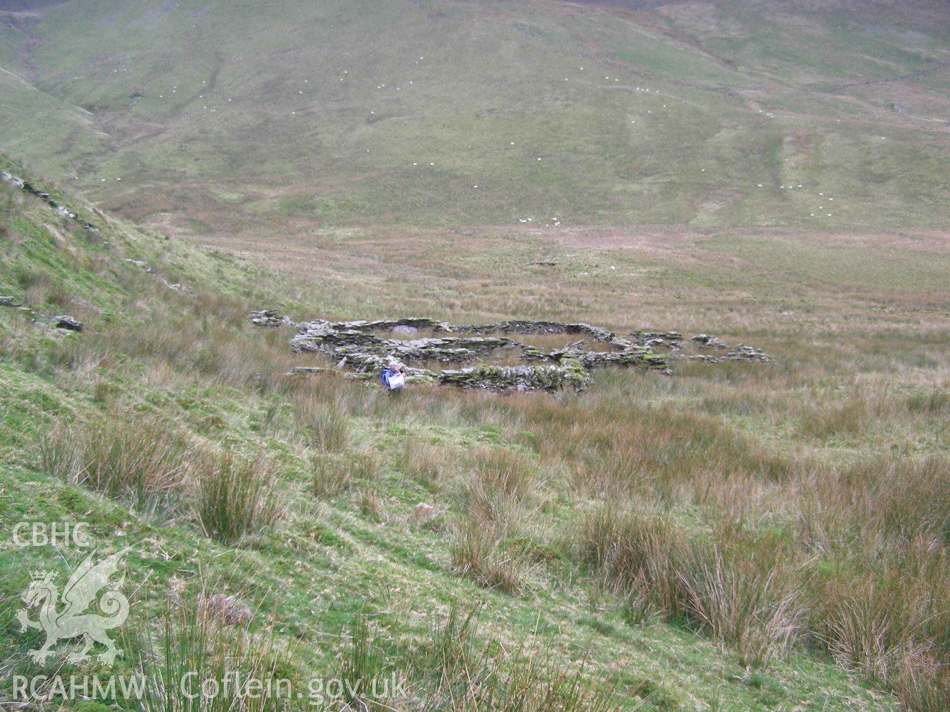 Digital colour photograph of Afon Tan yr Allt farm buildings taken on 09/10/2007 by P.J. Schofield during the Snowdon North West Upland Survey undertaken by Oxford Archaeology North.