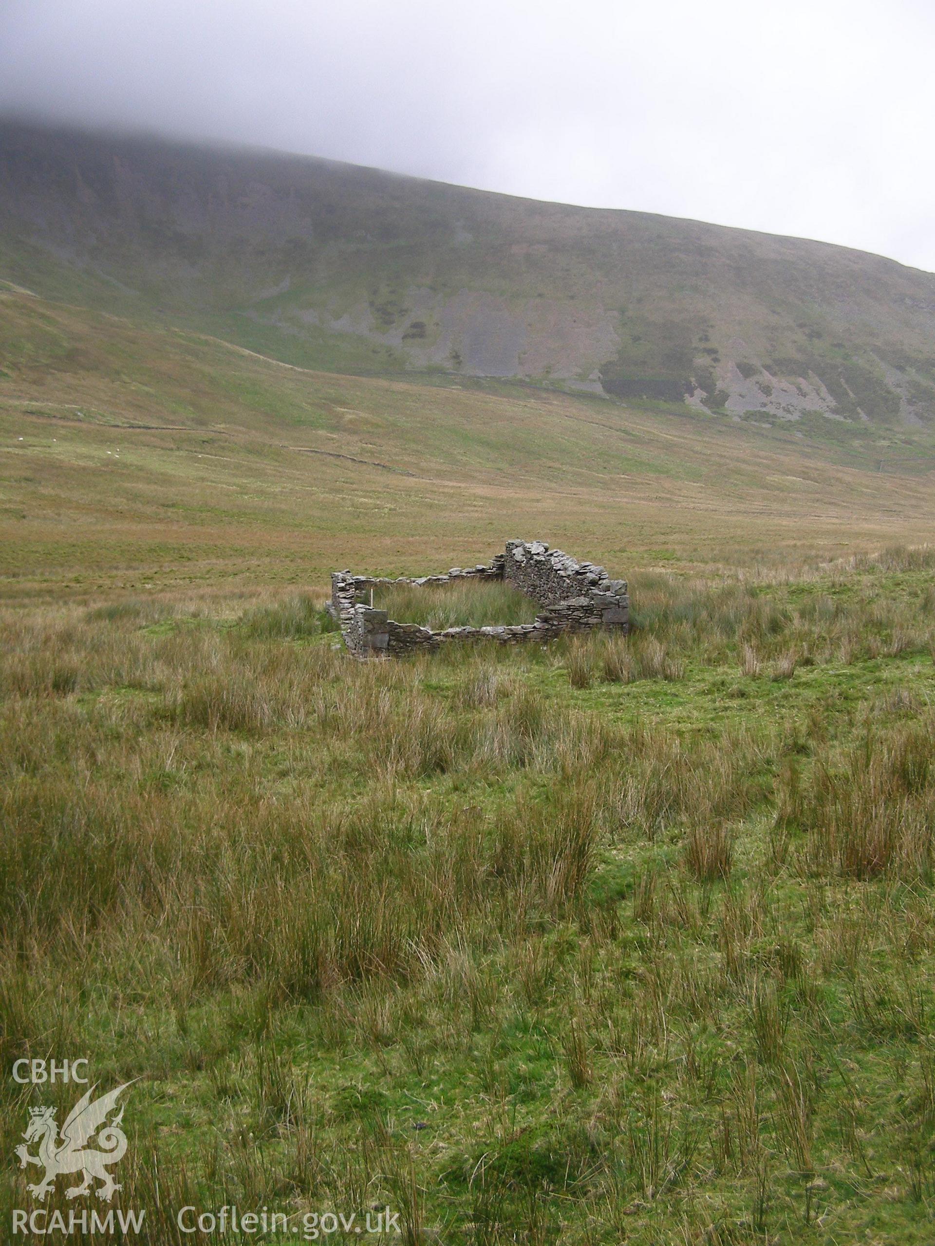 Digital colour photograph of Afon Tan yr Allt farm buildings taken on 09/10/2007 by P.J. Schofield during the Snowdon North West Upland Survey undertaken by Oxford Archaeology North.