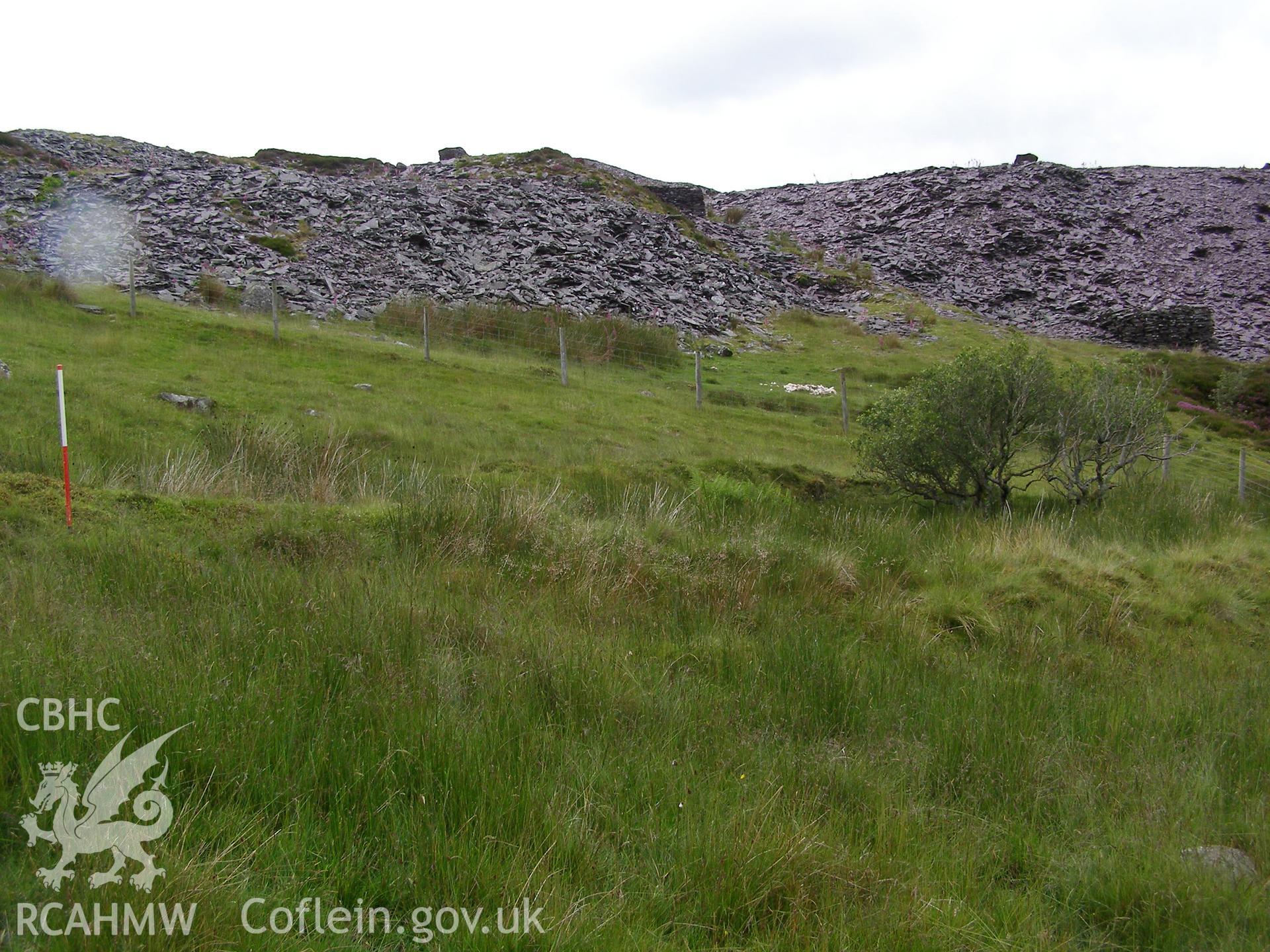 Digital colour photograph of Ffridd-Glyn reservoir taken on 27/06/2007 by P.J. Schofield during the Snowdon North West Upland Survey undertaken by Oxford Archaeology North.