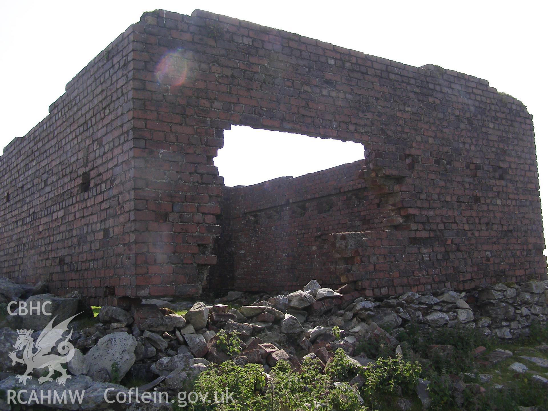 Digital colour photograph of Cefn Du Radio Station, building V taken on 07/06/2007 by P.J. Schofield during the Snowdon North West Upland Survey undertaken by Oxford Archaeology North.