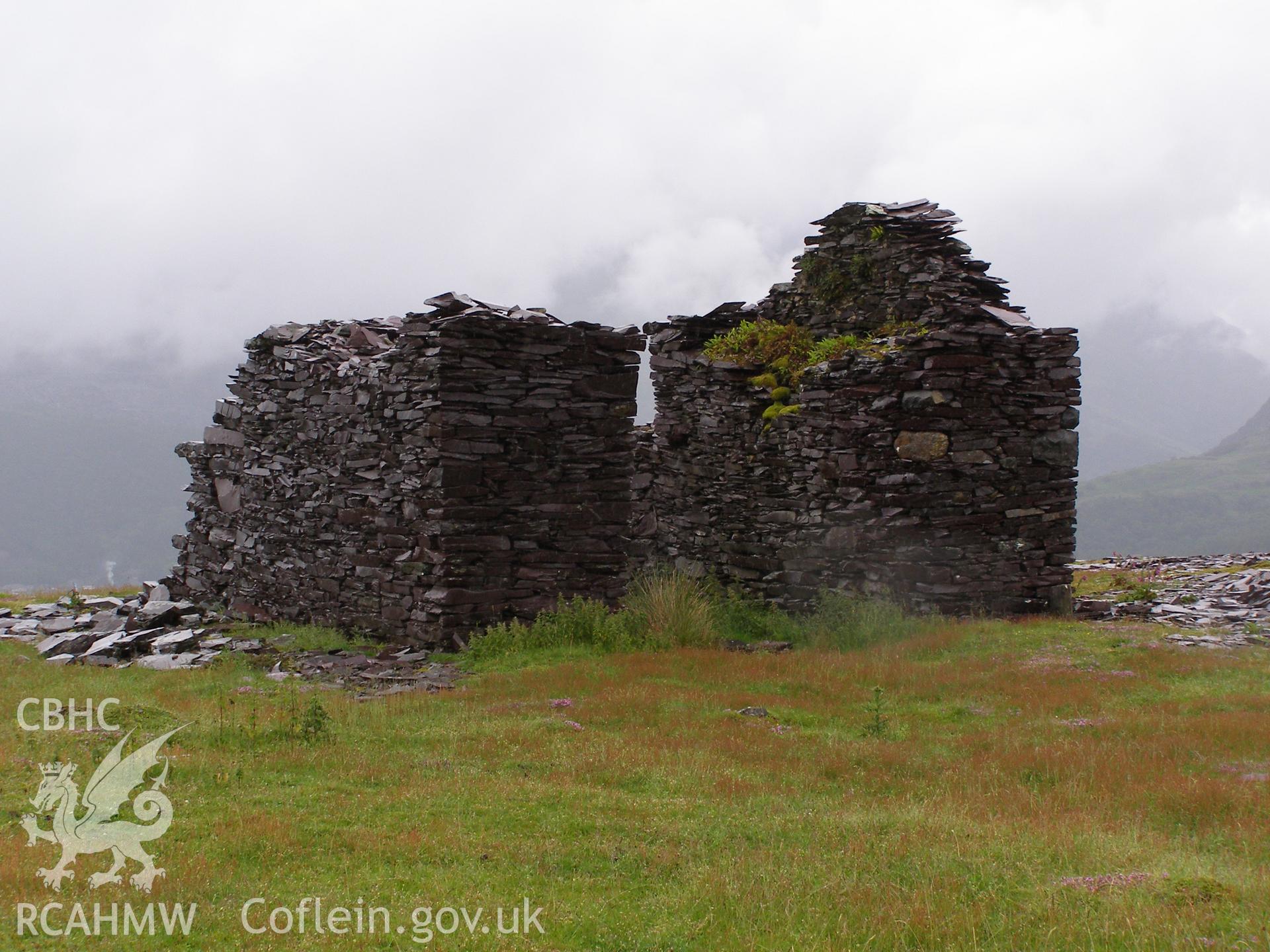 Digital colour photograph of Ffridd-Glyn winder house taken on 27/06/2007 by P.J. Schofield during the Snowdon North West Upland Survey undertaken by Oxford Archaeology North.