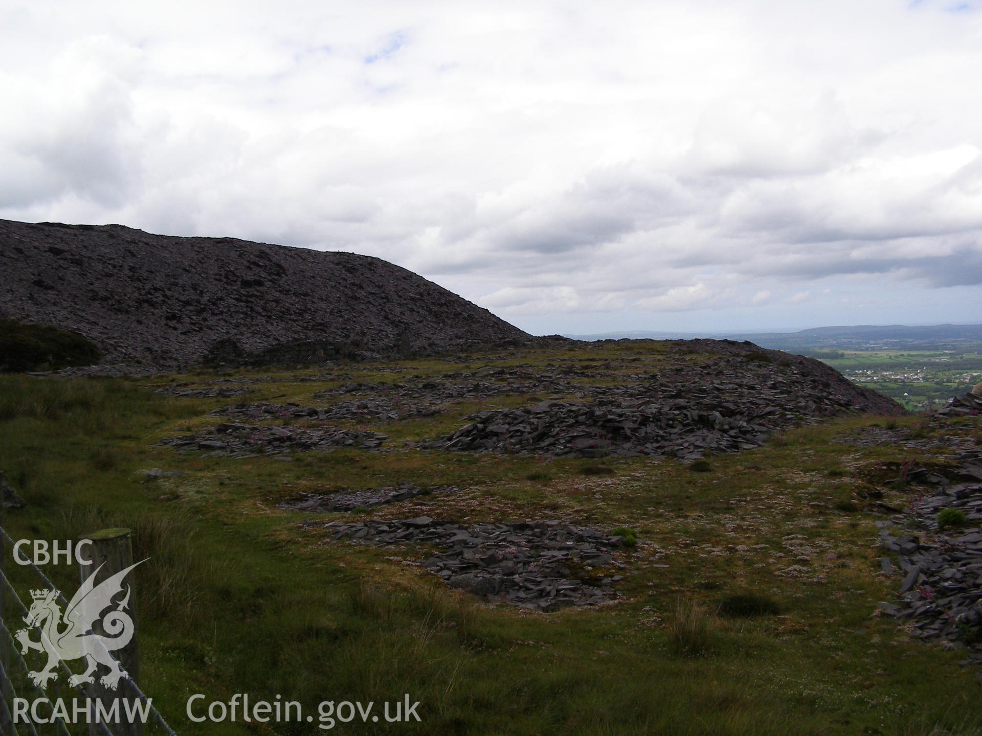 Digital colour photograph of Chwarel Cefn Du quarry buildings II taken on 27/06/2007 by P.J. Schofield during the Snowdon North West Upland Survey undertaken by Oxford Archaeology North.