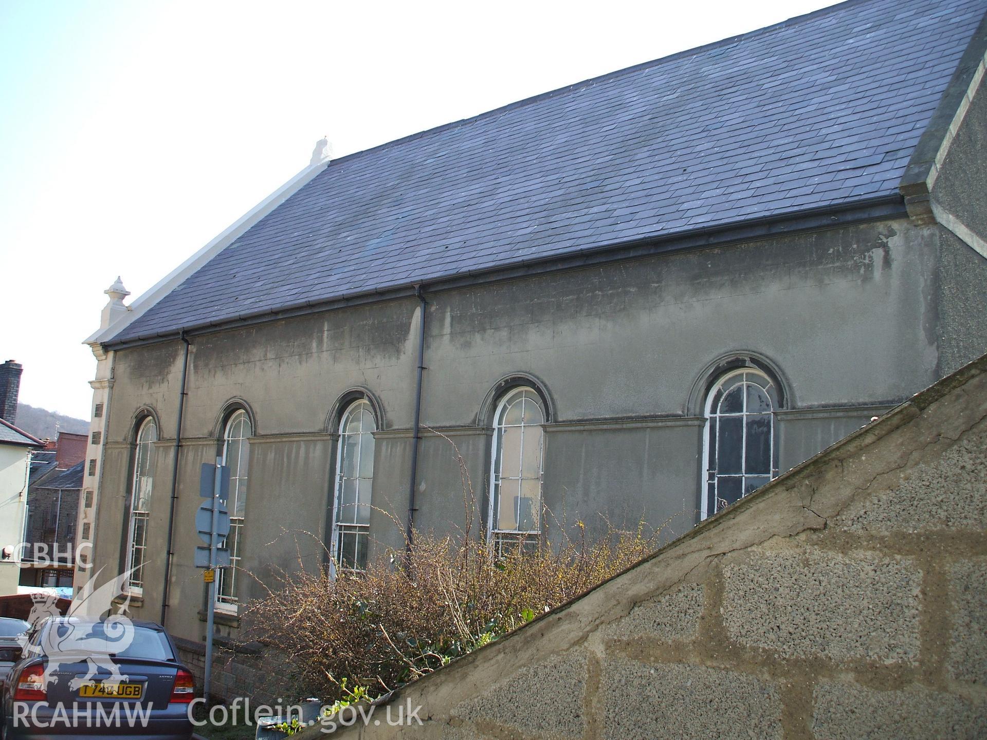 Colour digital photograph showing the exterior of the English Baptist Church, Alfred Place, Aberystwyth.