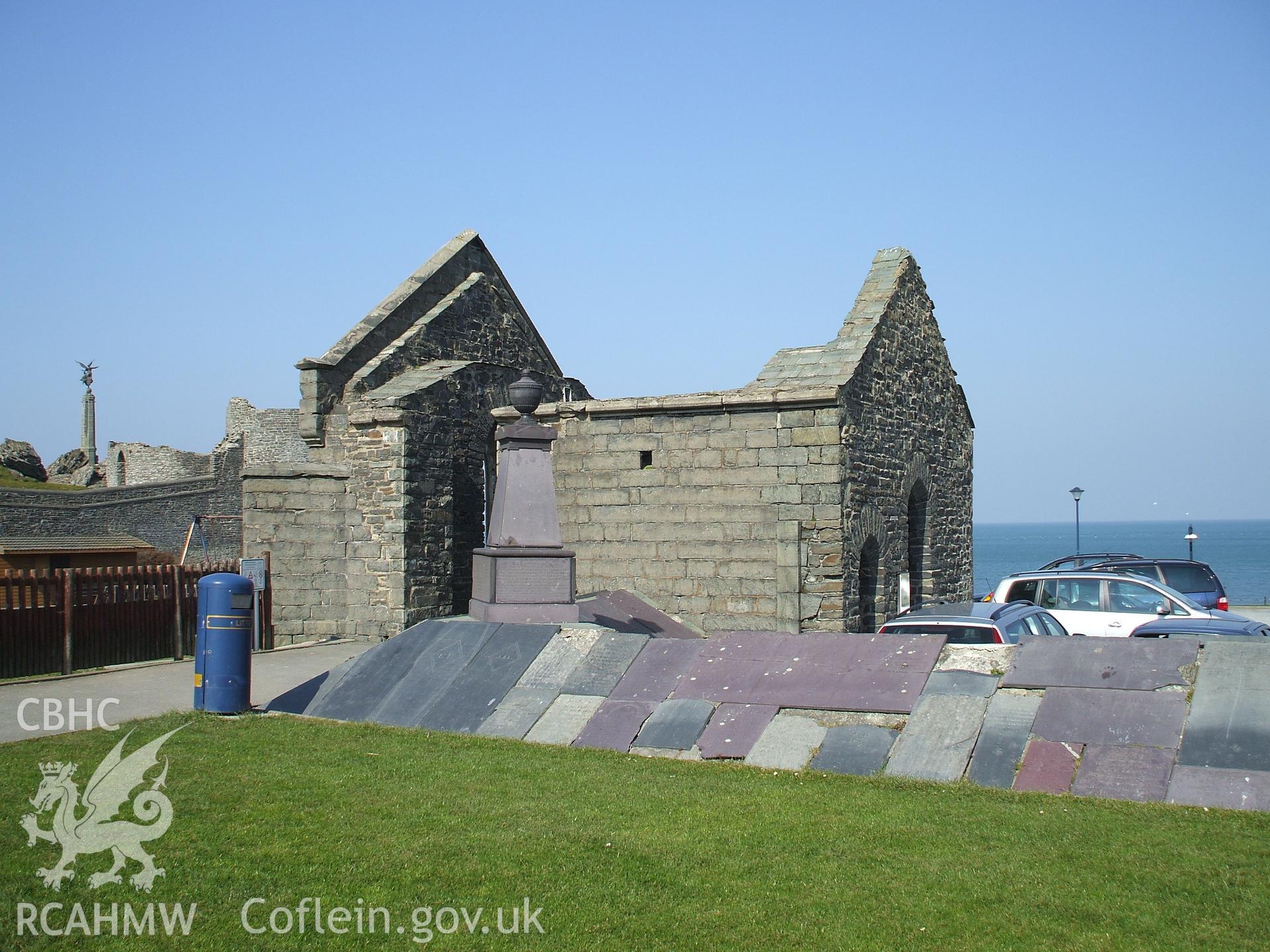 Colour digital photograph showing the exterior of St. Michael's Church, Aberystwyth.