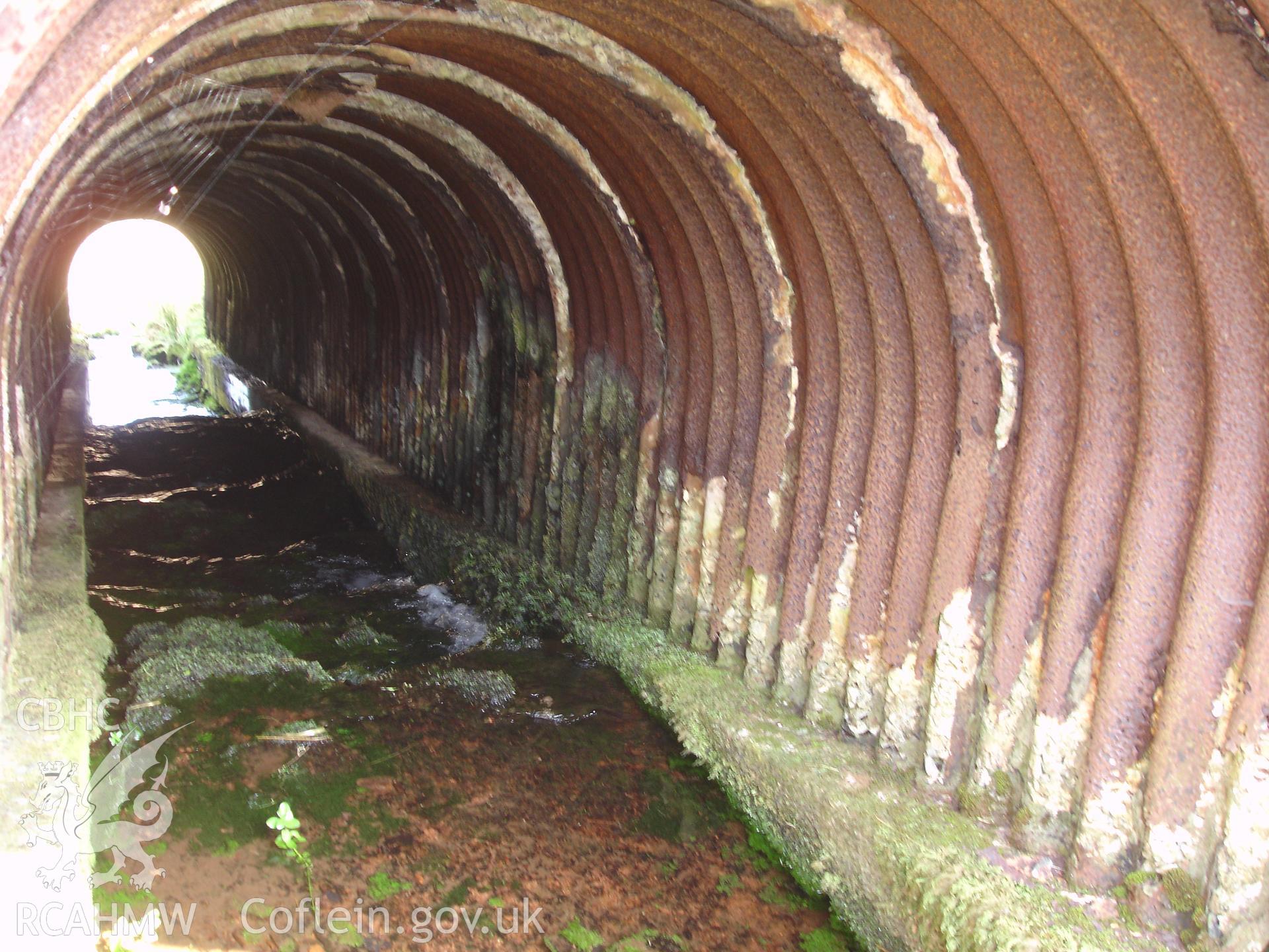 Digital colour photograph of concrete road culvert VII taken on 20/04/2008 by R.P. Sambrook during the Sennybridge Dry Training Area Upland Survey undertaken by Trysor.