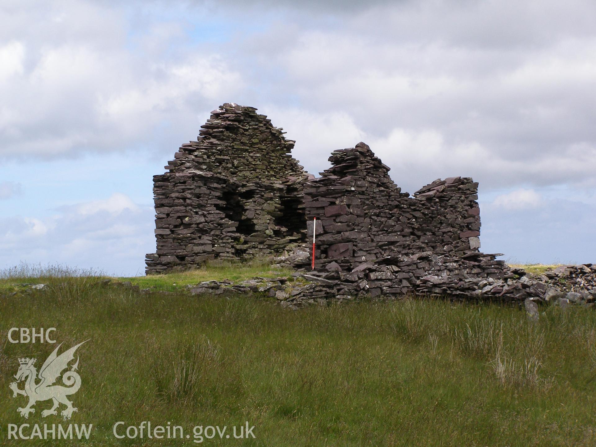 Digital colour photograph of Pen y Bwlch winder house taken on 26/06/2007 by P.J. Schofield during the Snowdon North West Upland Survey undertaken by Oxford Archaeology North.