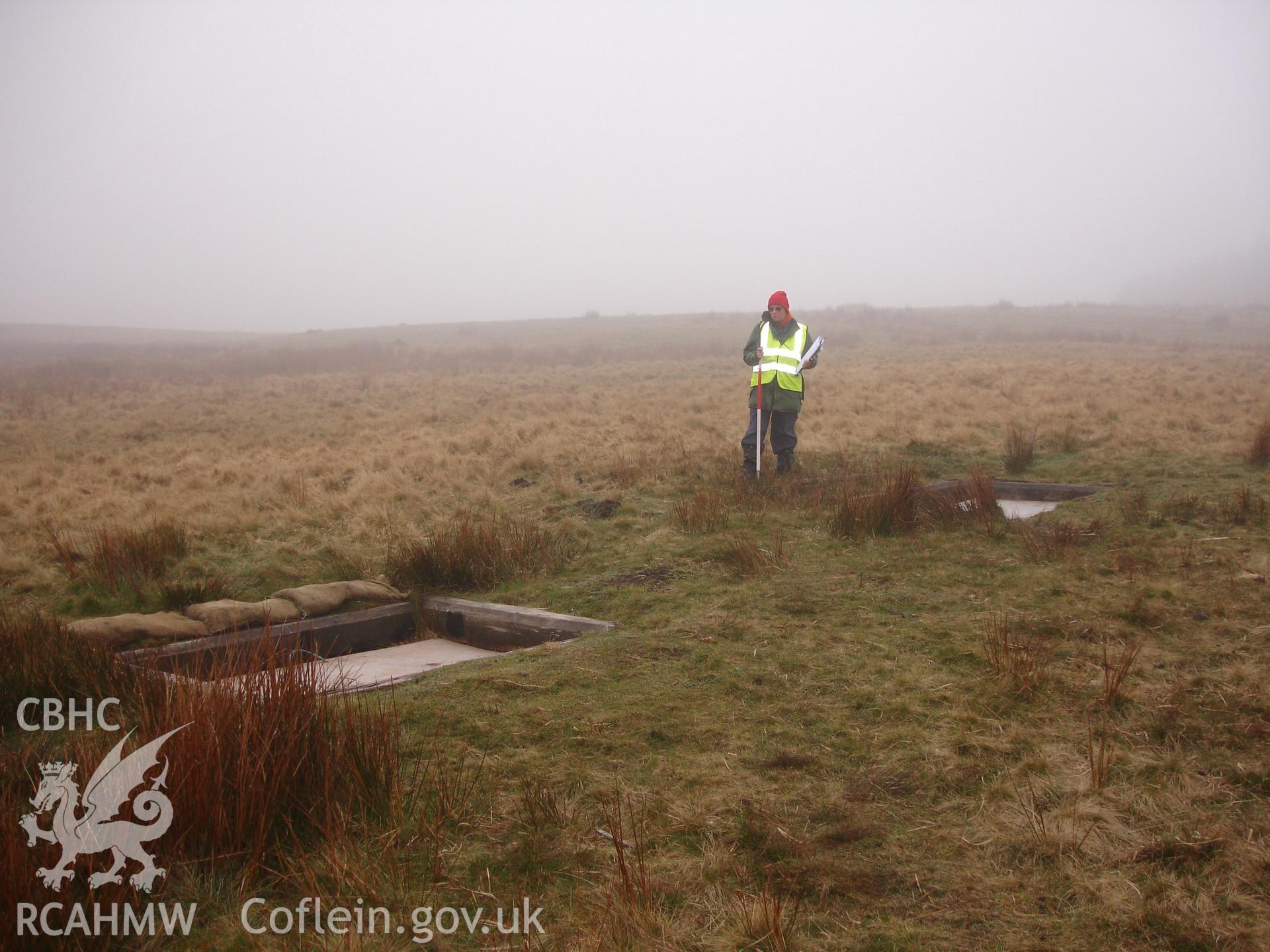 Digital colour photograph of Senta defensive positions North I firing position VIII taken on 20/04/2008 by R.P. Sambrook during the Sennybridge Dry Training Area Upland Survey undertaken by Trysor.
