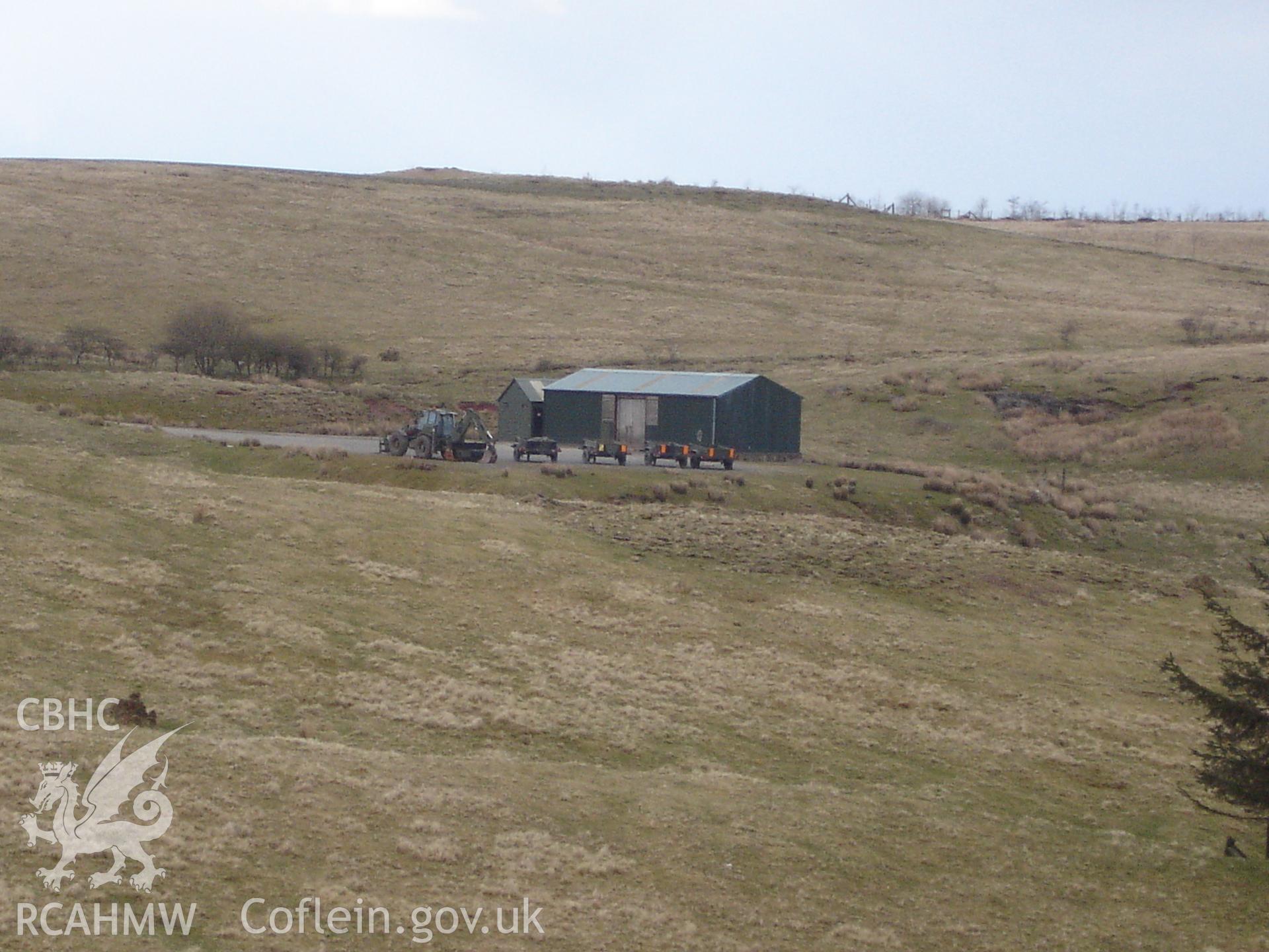 Digital colour photograph of FARM 12 military training site taken on 09/04/2008 by R.P. Sambrook during the Sennybridge Dry Training Area Upland Survey undertaken by Trysor.