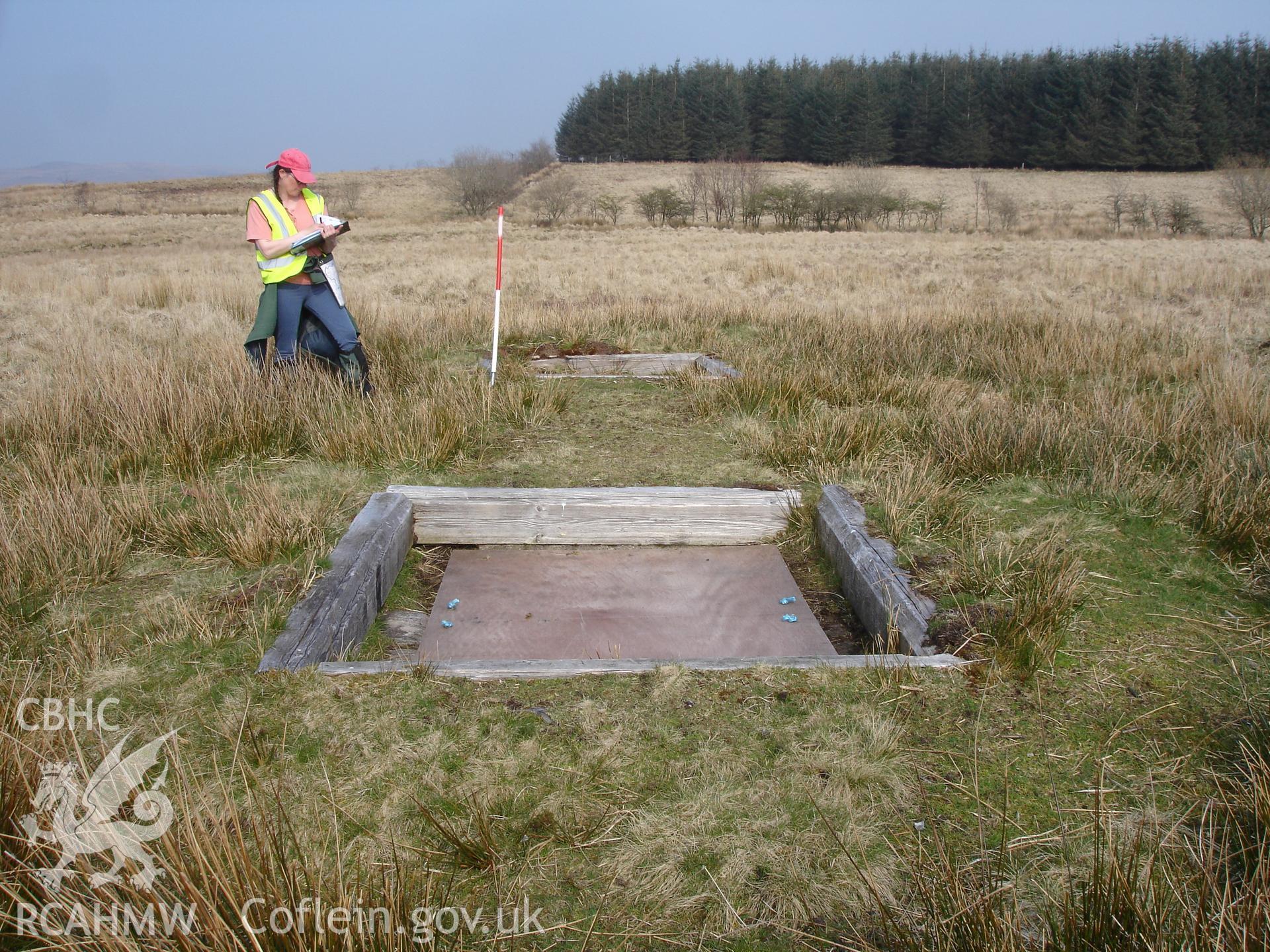 Digital colour photograph of Senta defensive positions North I firing position II taken on 22/04/2008 by R.P. Sambrook during the Sennybridge Dry Training Area Upland Survey undertaken by Trysor.