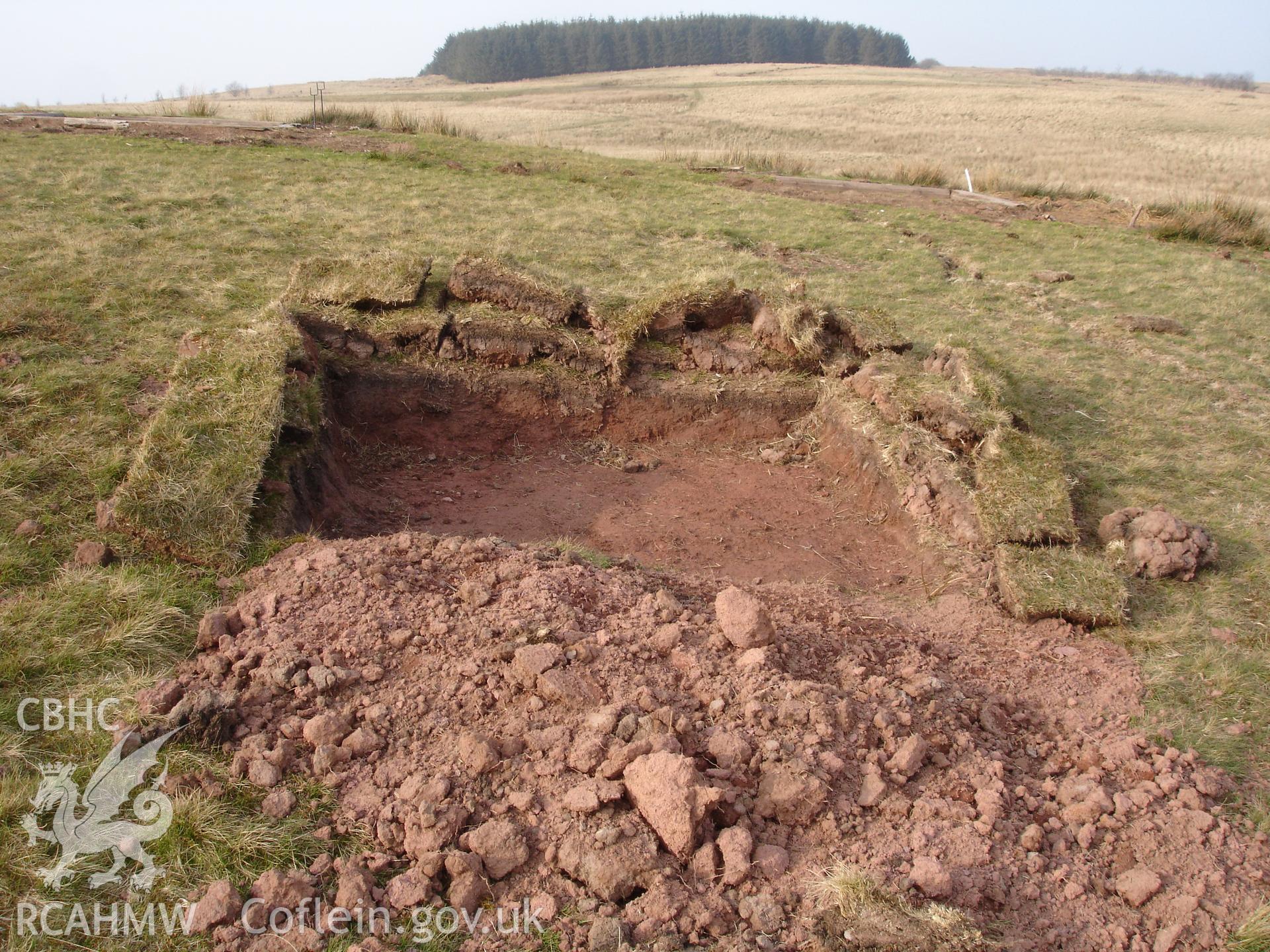 Digital colour photograph of Senta dry training area taken on 22/04/2008 by R.P. Sambrook during the Sennybridge Dry Training Area Upland Survey undertaken by Trysor.
