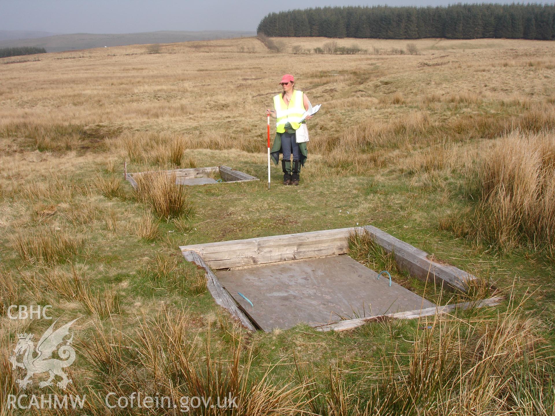 Digital colour photograph of Senta defensive positions North I firing position VI taken on 22/04/2008 by R.P. Sambrook during the Sennybridge Dry Training Area Upland Survey undertaken by Trysor.