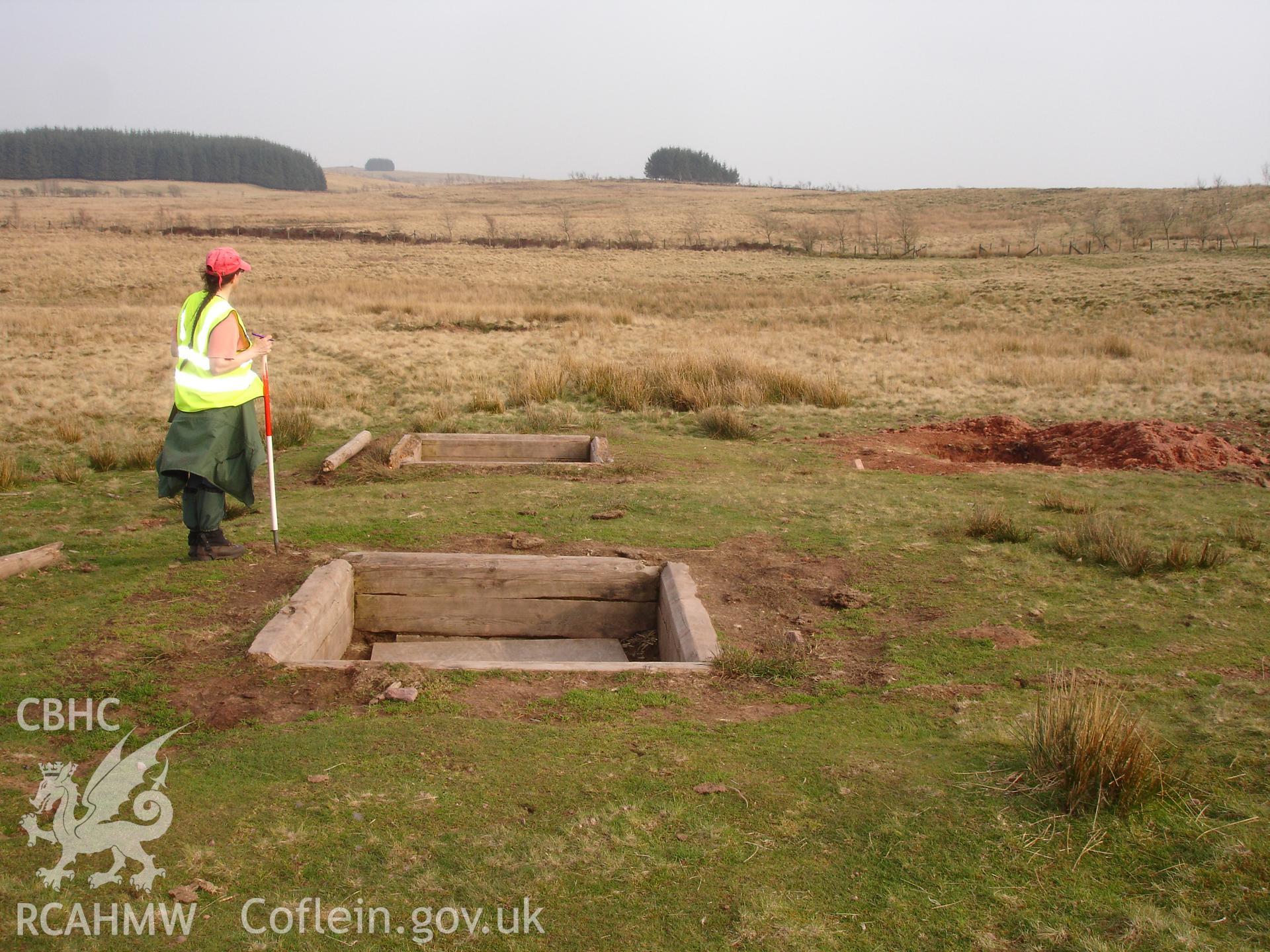 Digital colour photograph of Senta defensive positions North I firing position VI taken on 22/04/2208 by R.P. Sambrook during the Sennybridge Dry Training Area Upland Survey undertaken by Trysor.