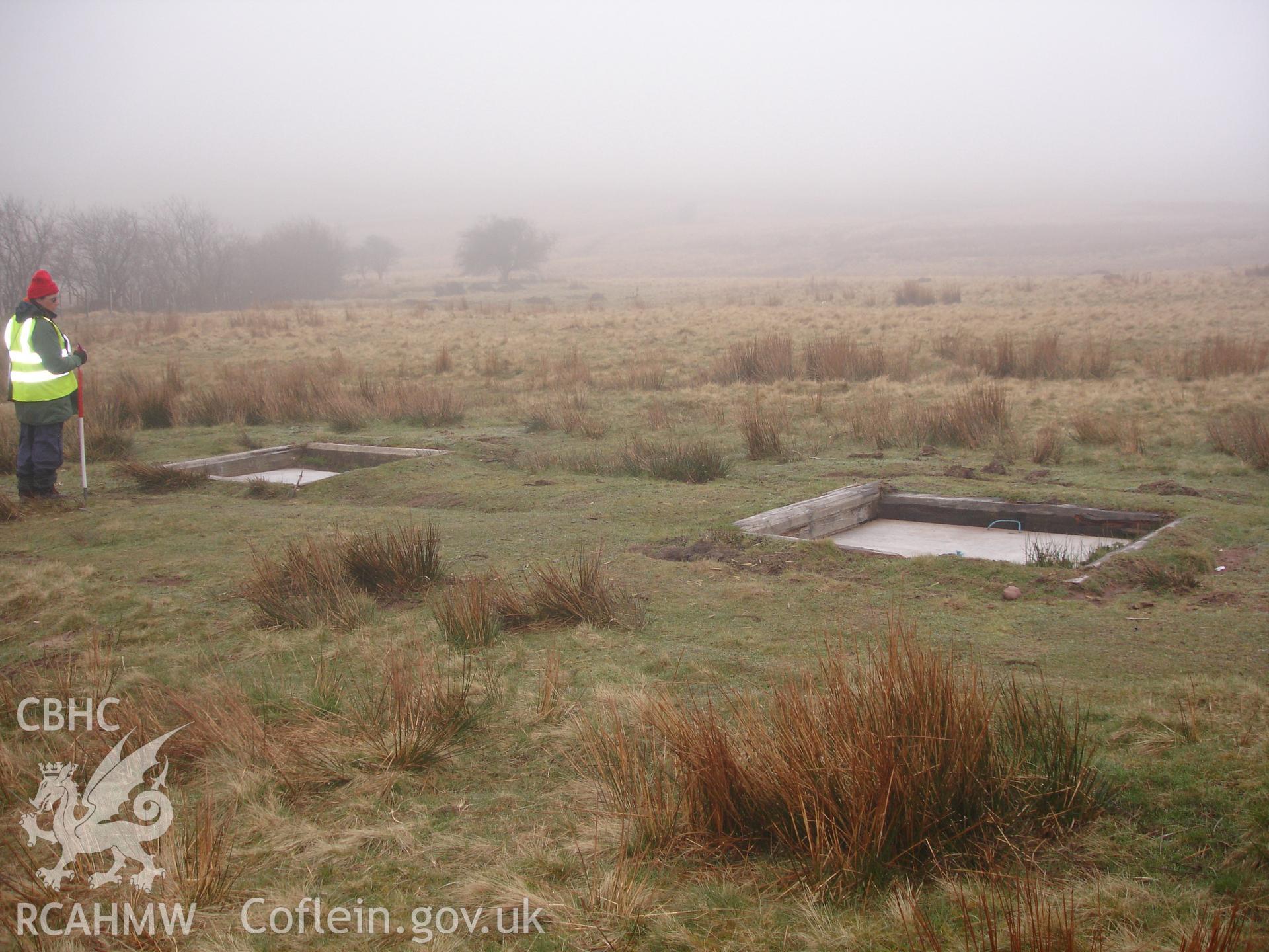 Digital colour photograph of Senta defensive positions North I firing position VI taken on 20/04/2008 by R.P. Sambrook during the Sennybridge Dry Training Area Upland Survey undertaken by Trysor.