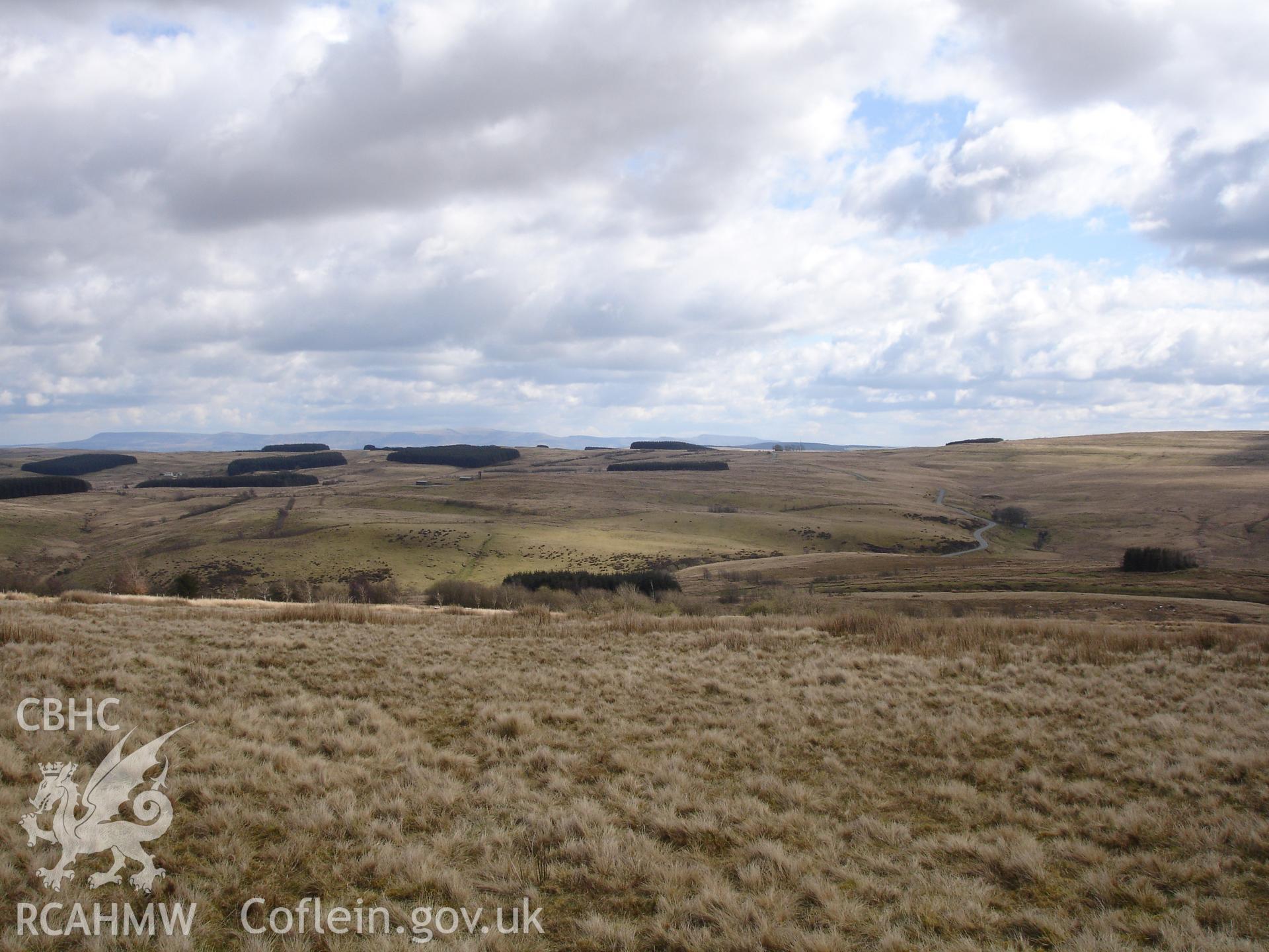 Digital colour photograph of Senta dry training area taken on 05/04/2008 by R.P. Sambrook during the Sennybridge Dry Training Area Upland Survey undertaken by Trysor.