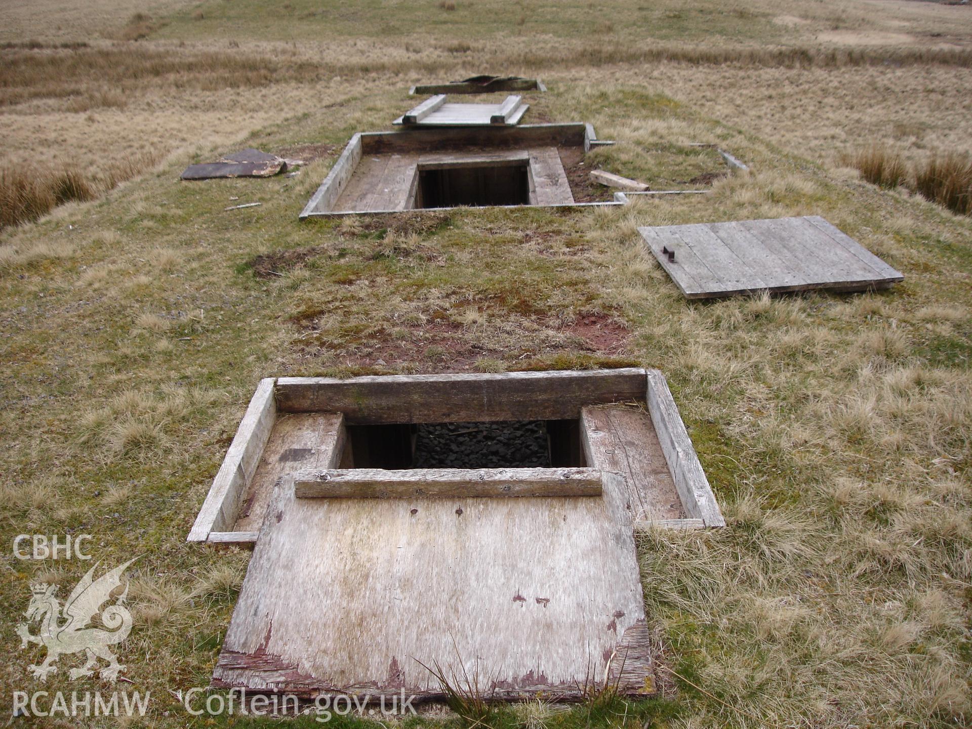 Digital colour photograph of Senta old defensive position firing position VII taken on 18/04/2008 by R.P. Sambrook during the Sennybridge Dry Training Area Upland Survey undertaken by Trysor.