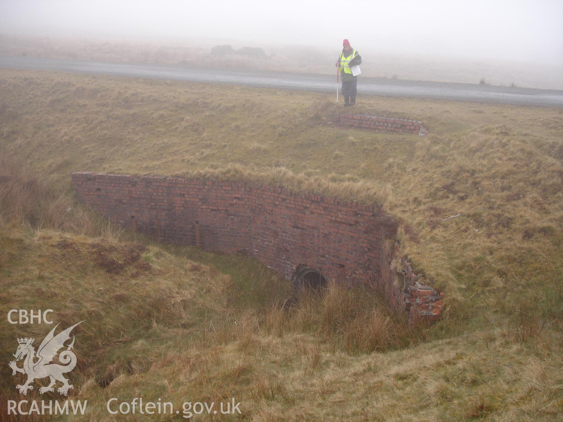 Digital colour photograph of concrete road culvert XVII taken on 20/04/2008 by R.P. Sambrook during the Sennybridge Dry Training Area Upland Survey undertaken by Trysor.