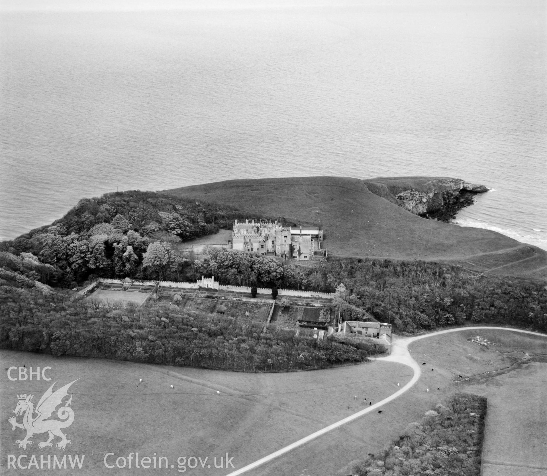 View of Dunraven castle