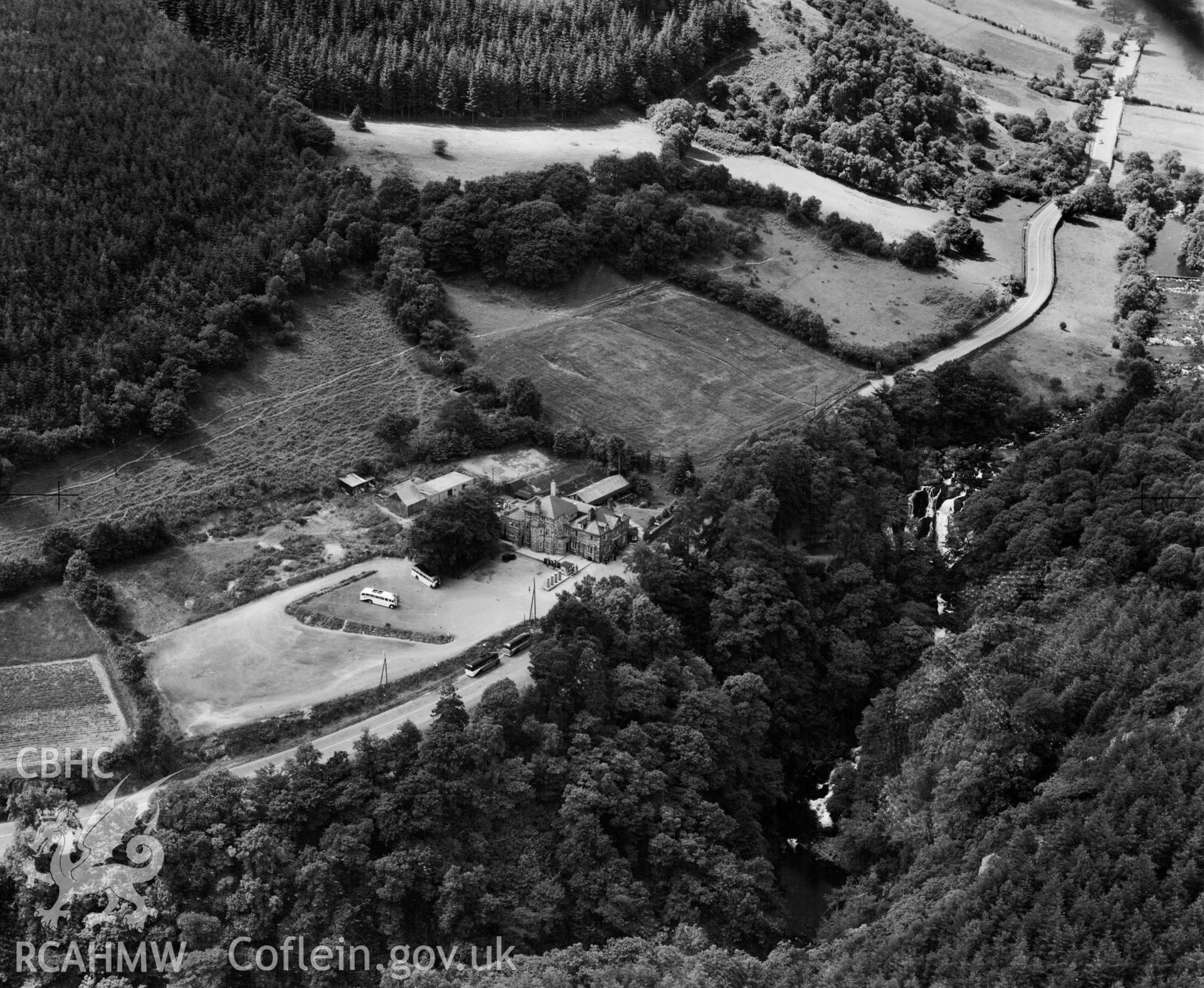 View of Swallow Falls Hotel, Betws-y-Coed