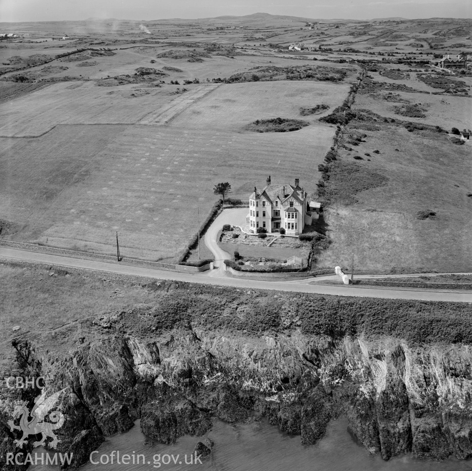 View of the Tre-Castell Hotel, Bull Bay