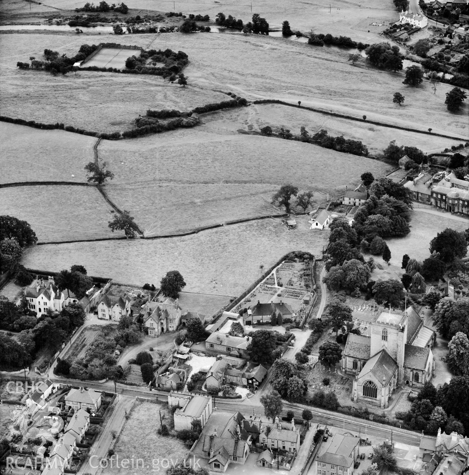 View of St Asaph showing cathedral