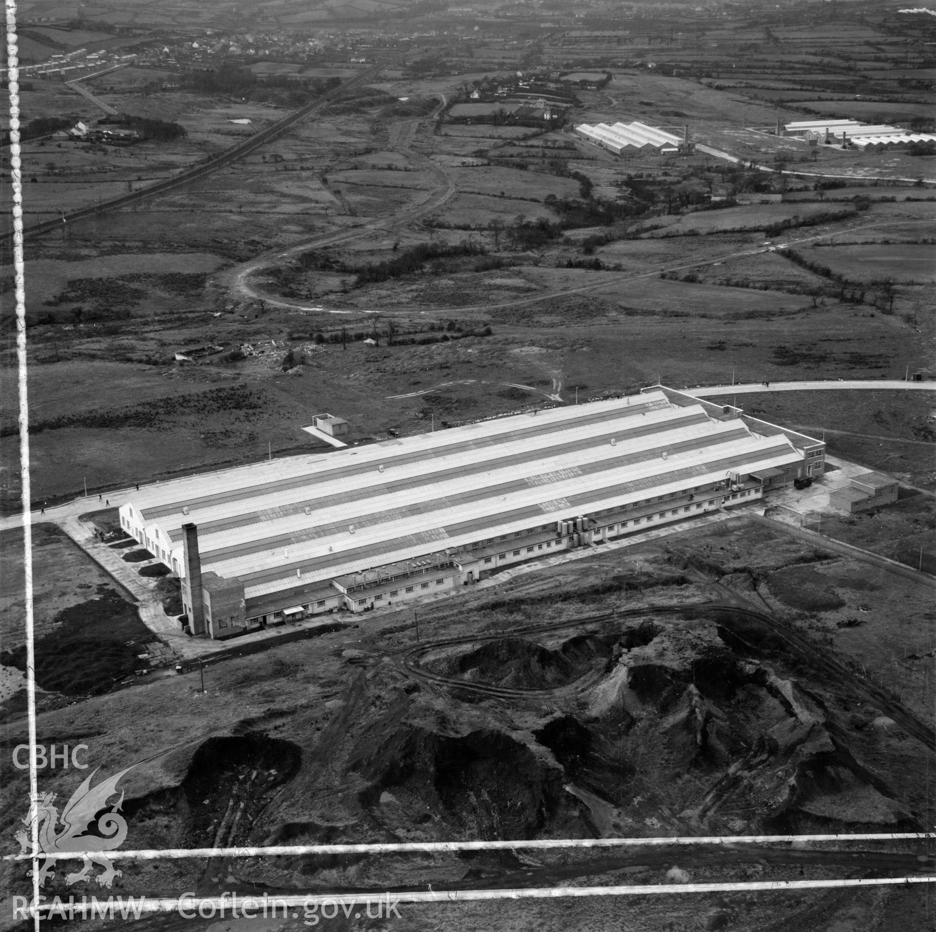 View of Mettoy factory, Fforestfach showing building 'W'
