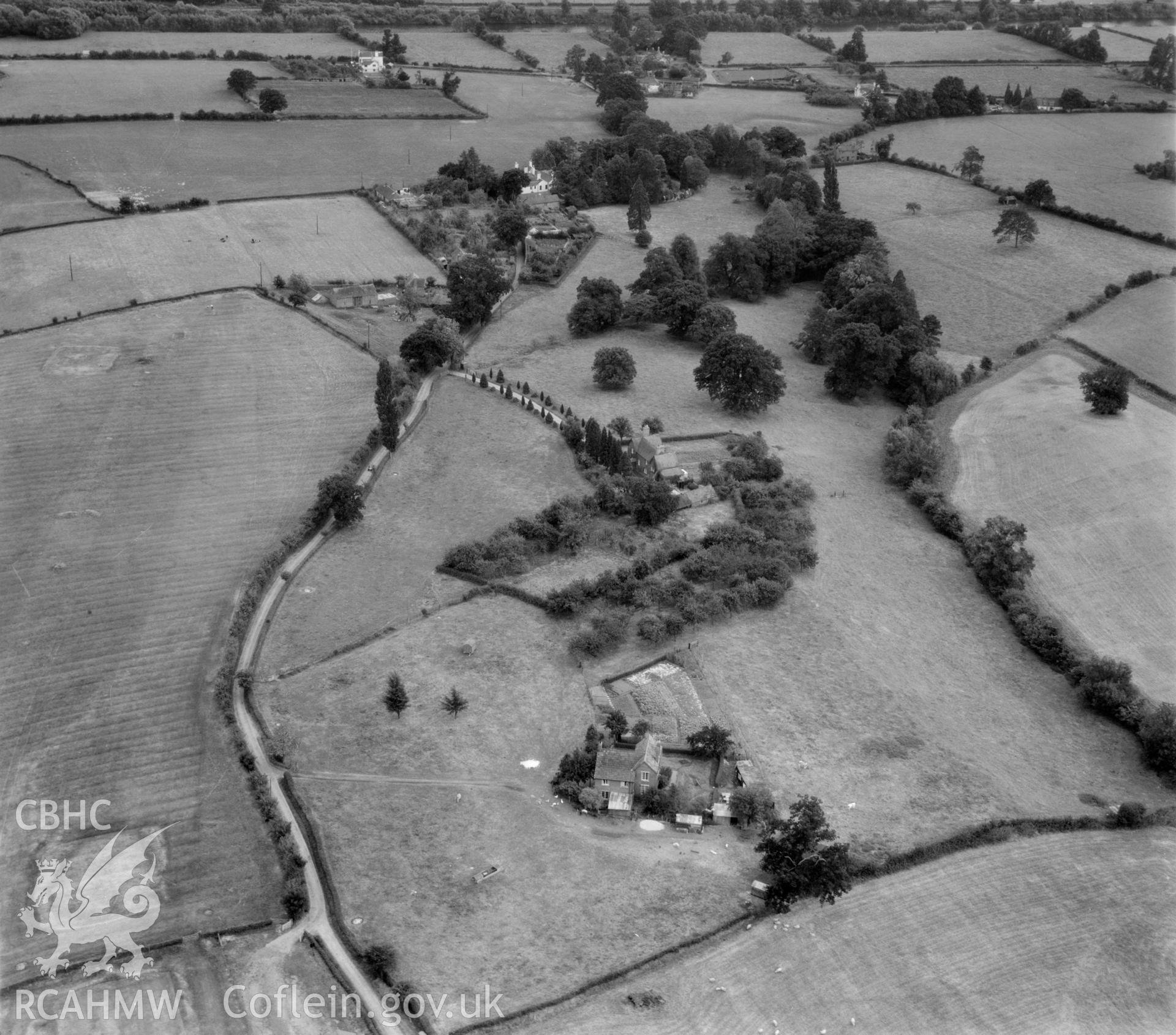 View showing Summerleas, Dixton, labelled "S.W.B. Summers, Monmouth".