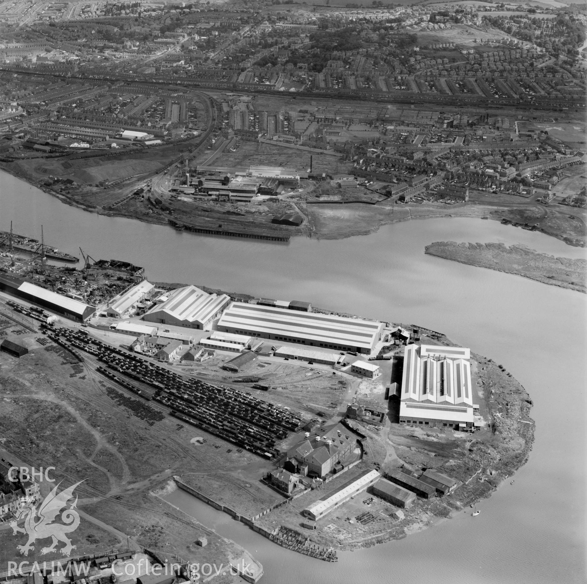 View of new Westgate works, Newport