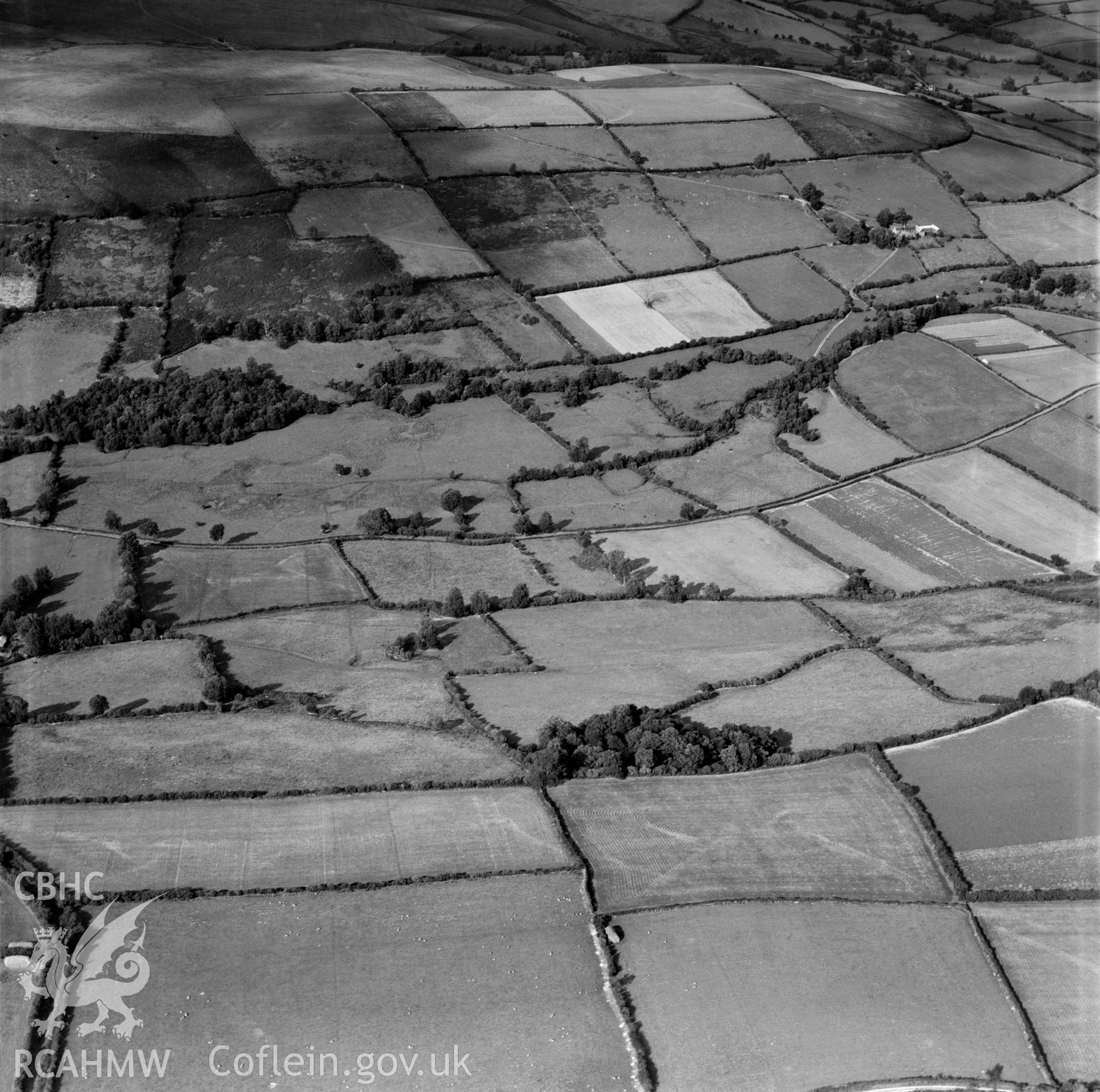 Distant view of Rodd & the Lugg Valley