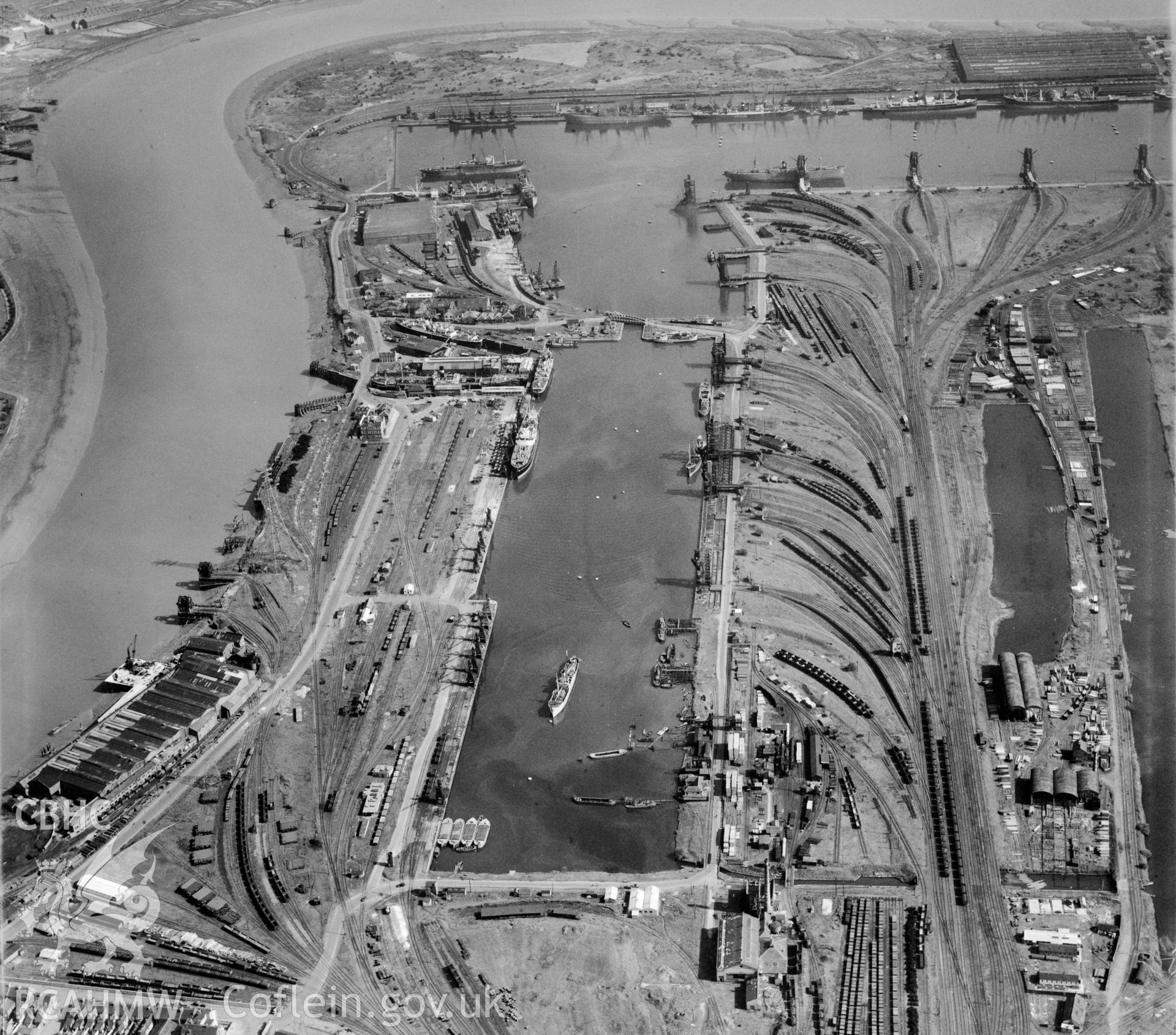 View of Newport Docks