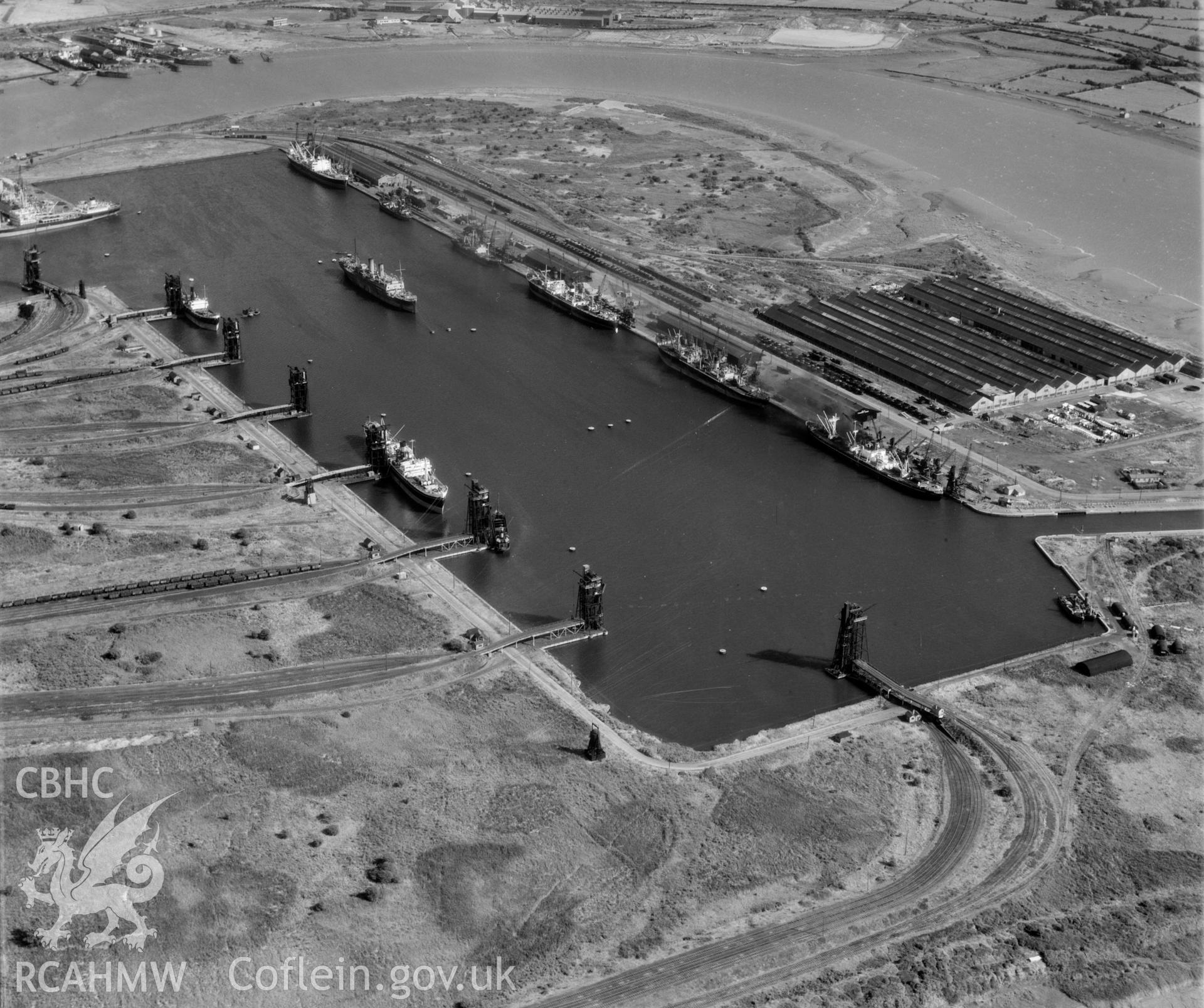 General view of newport docks