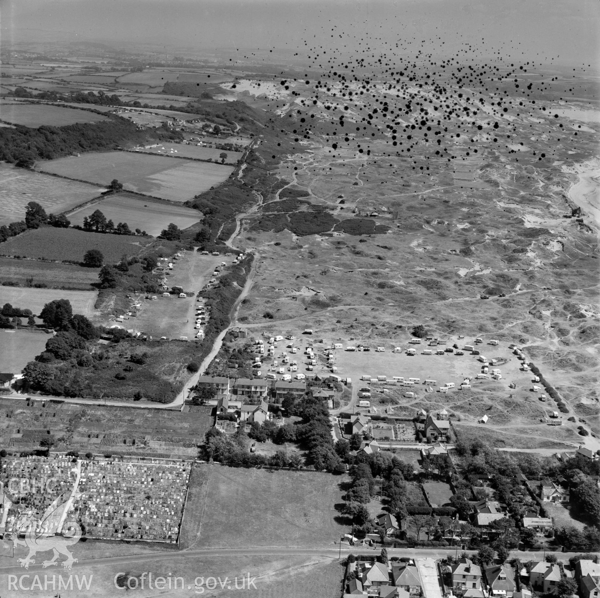 View of the Municipal Holiday Caravan Camp near Porthcawl