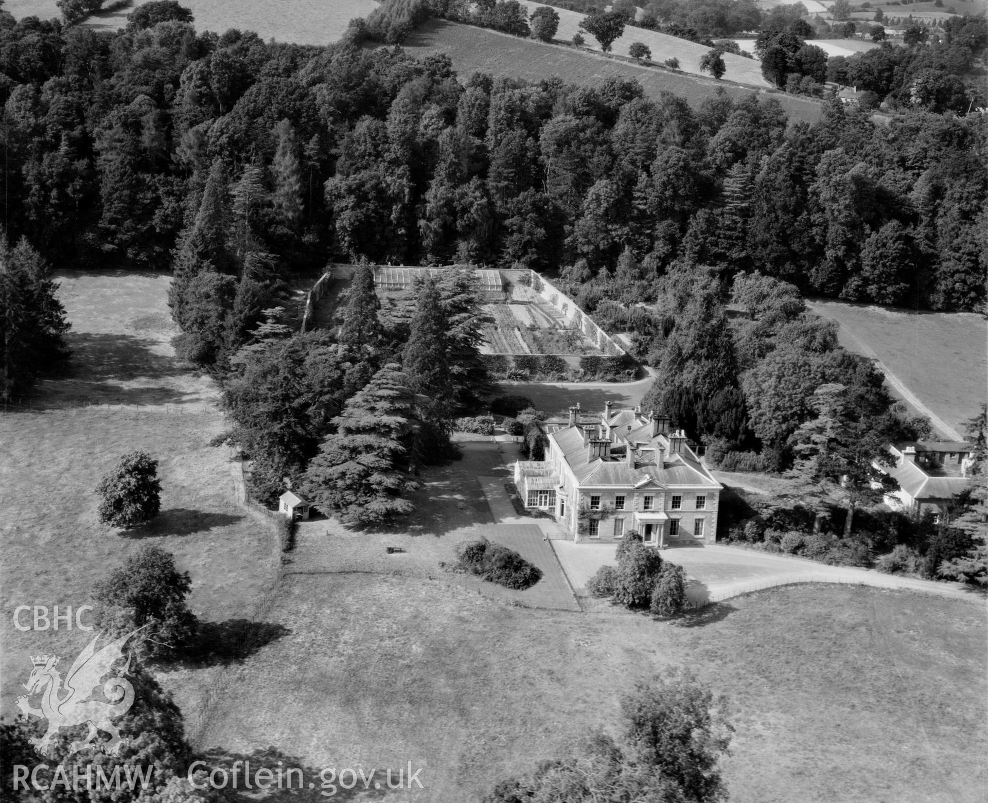 View of Garthmyl (photograph commissioned by Capt. H. Bromley-Way)