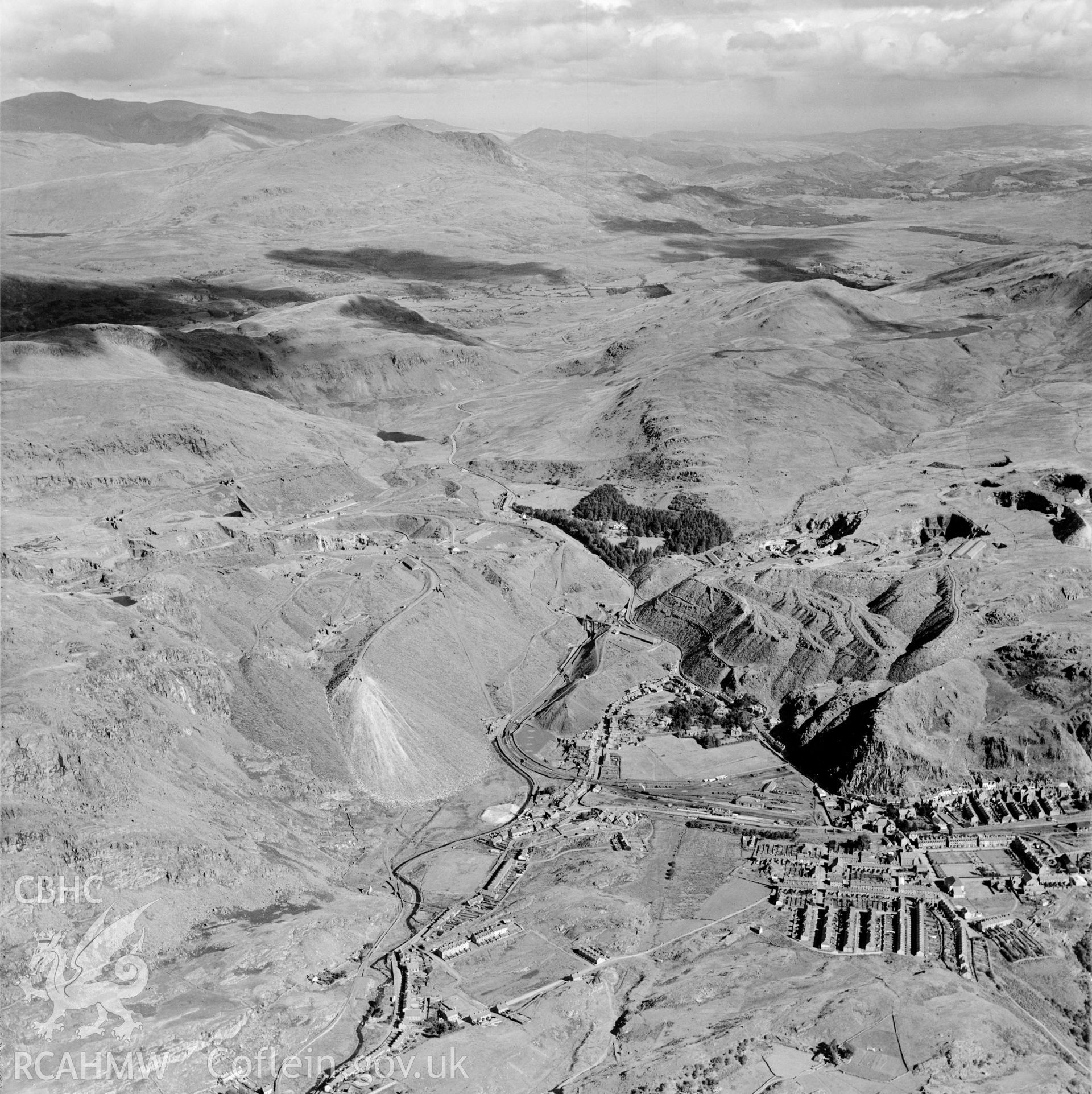 View of Madoc quarry, Blaenau Ffestiniog, commissioned by Cawood Wharton & Co. Ltd.