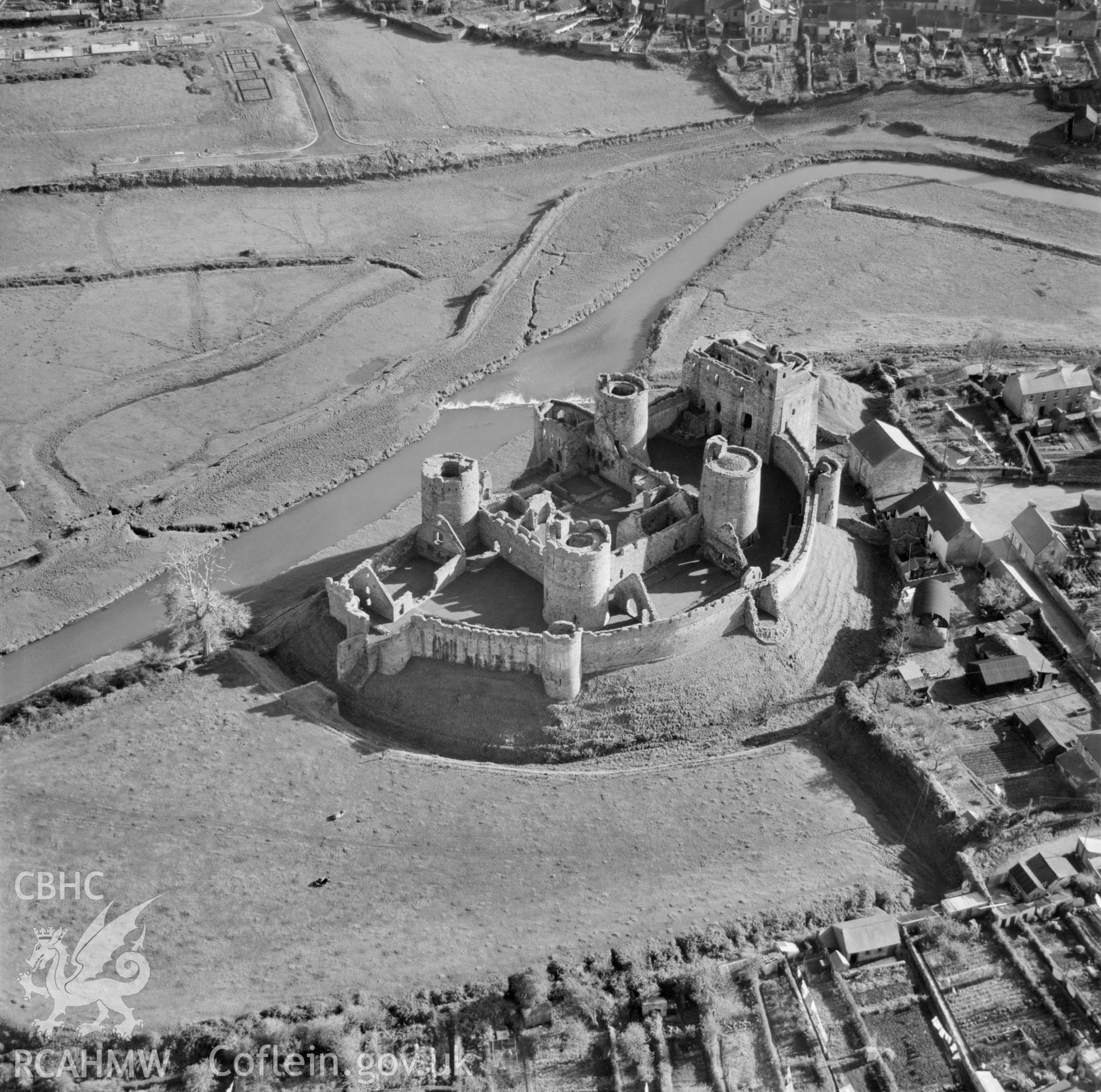 View of Kidwelly castle
