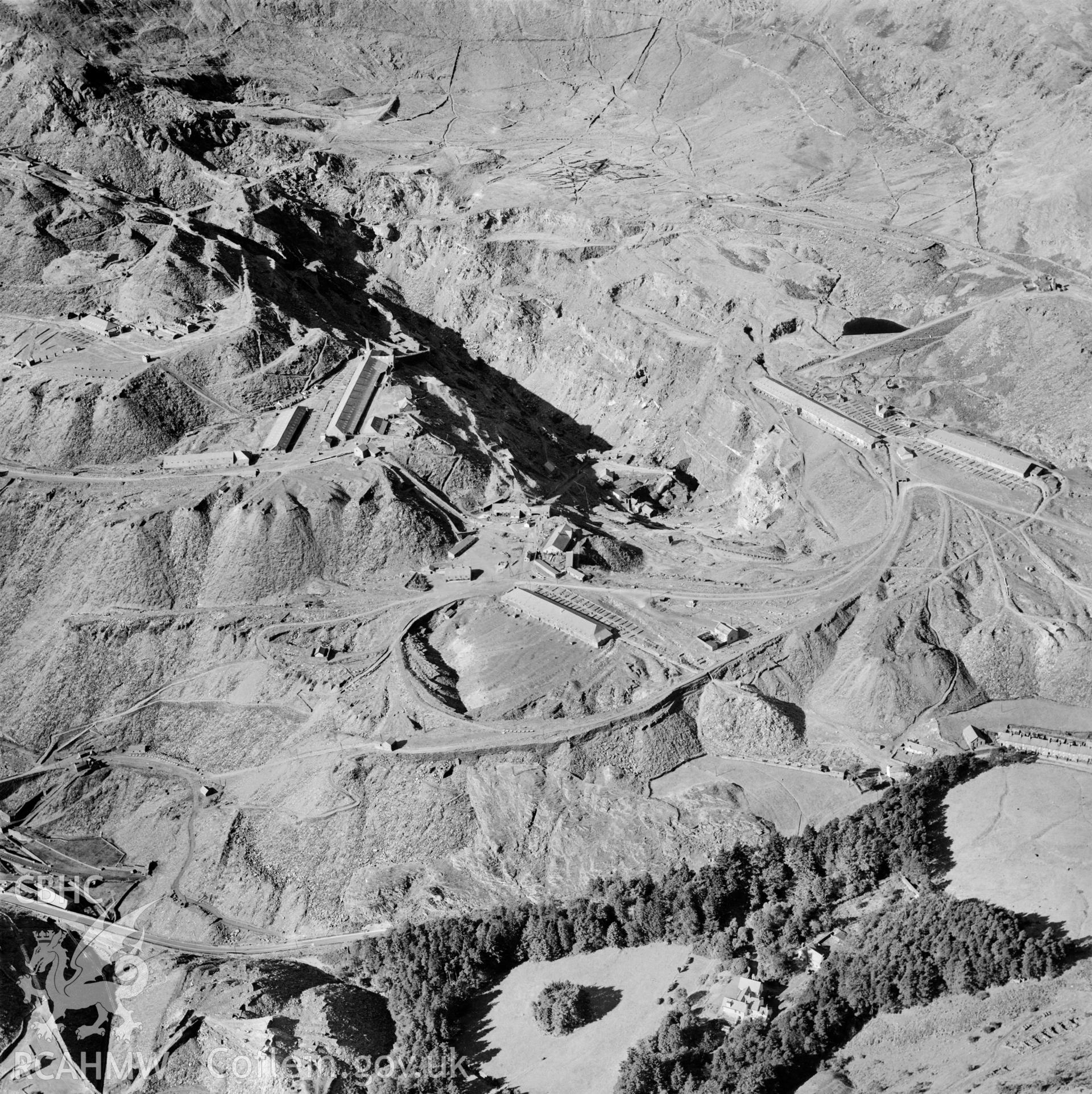 View of Madoc quarry, Blaenau Ffestiniog, commissioned by Cawood Wharton & Co. Ltd.