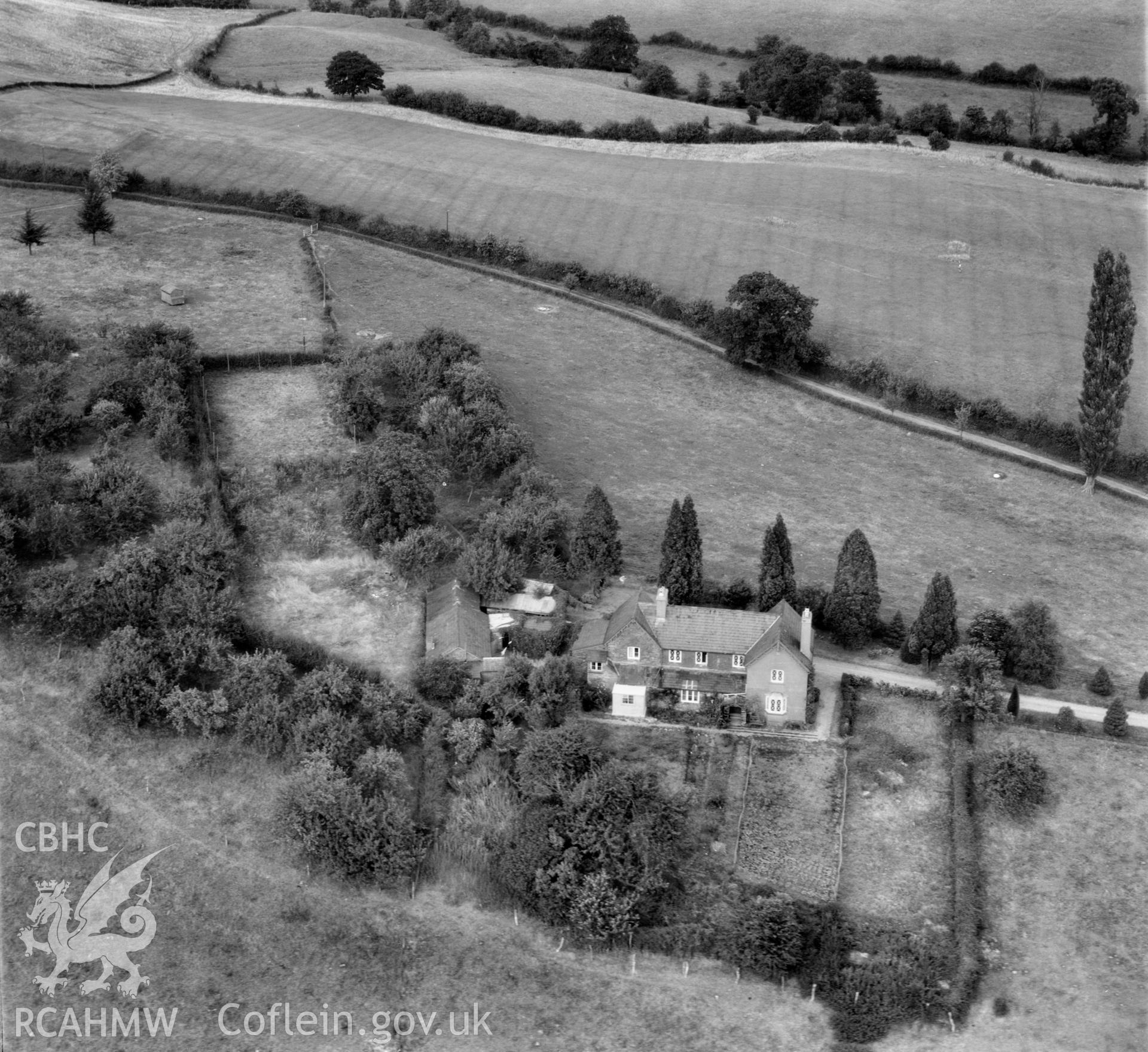 View showing Summerleas, Dixton, labelled "S.W.B. Summers, Monmouth".