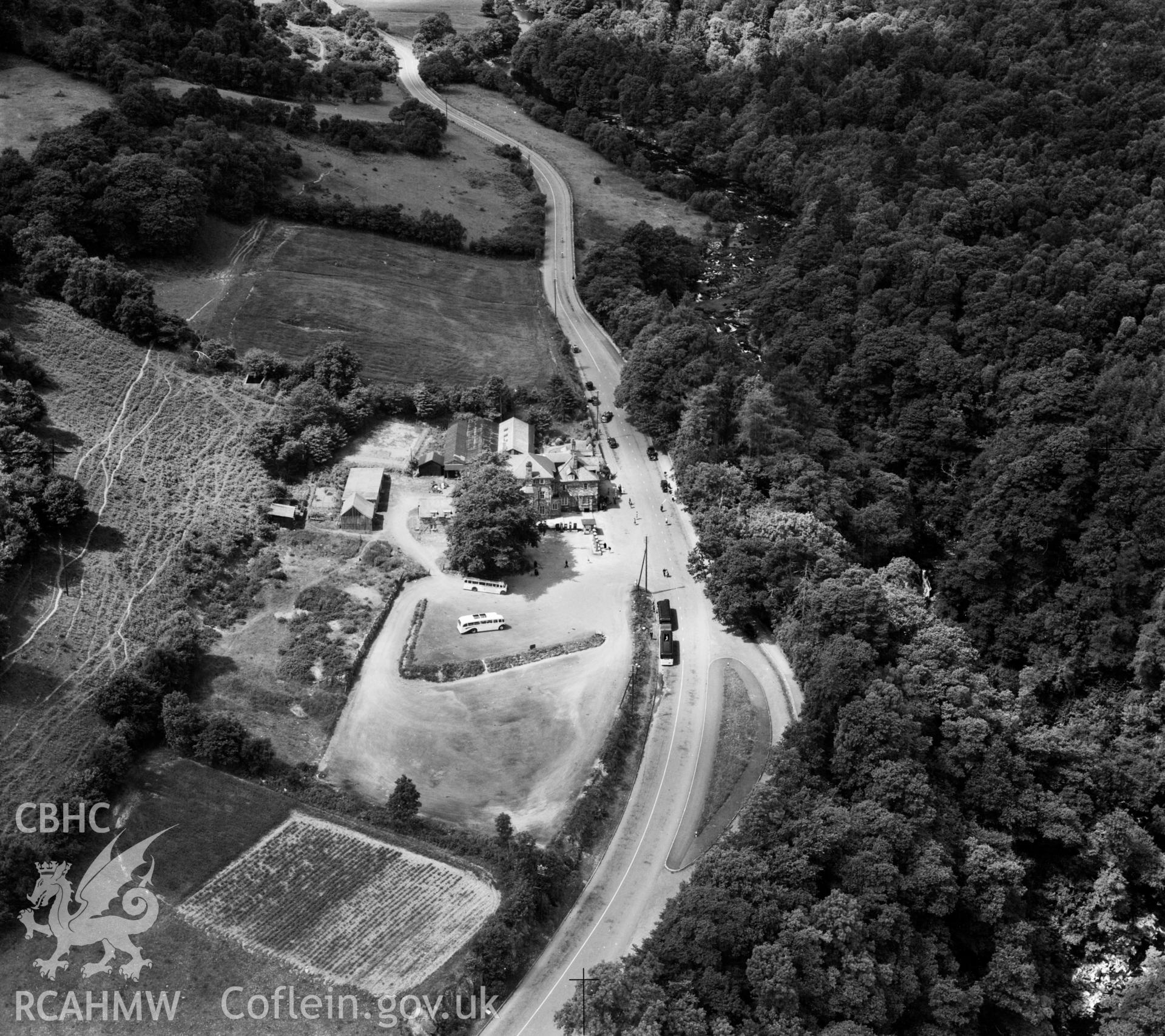View of Swallow Falls Hotel, Betws-y-Coed