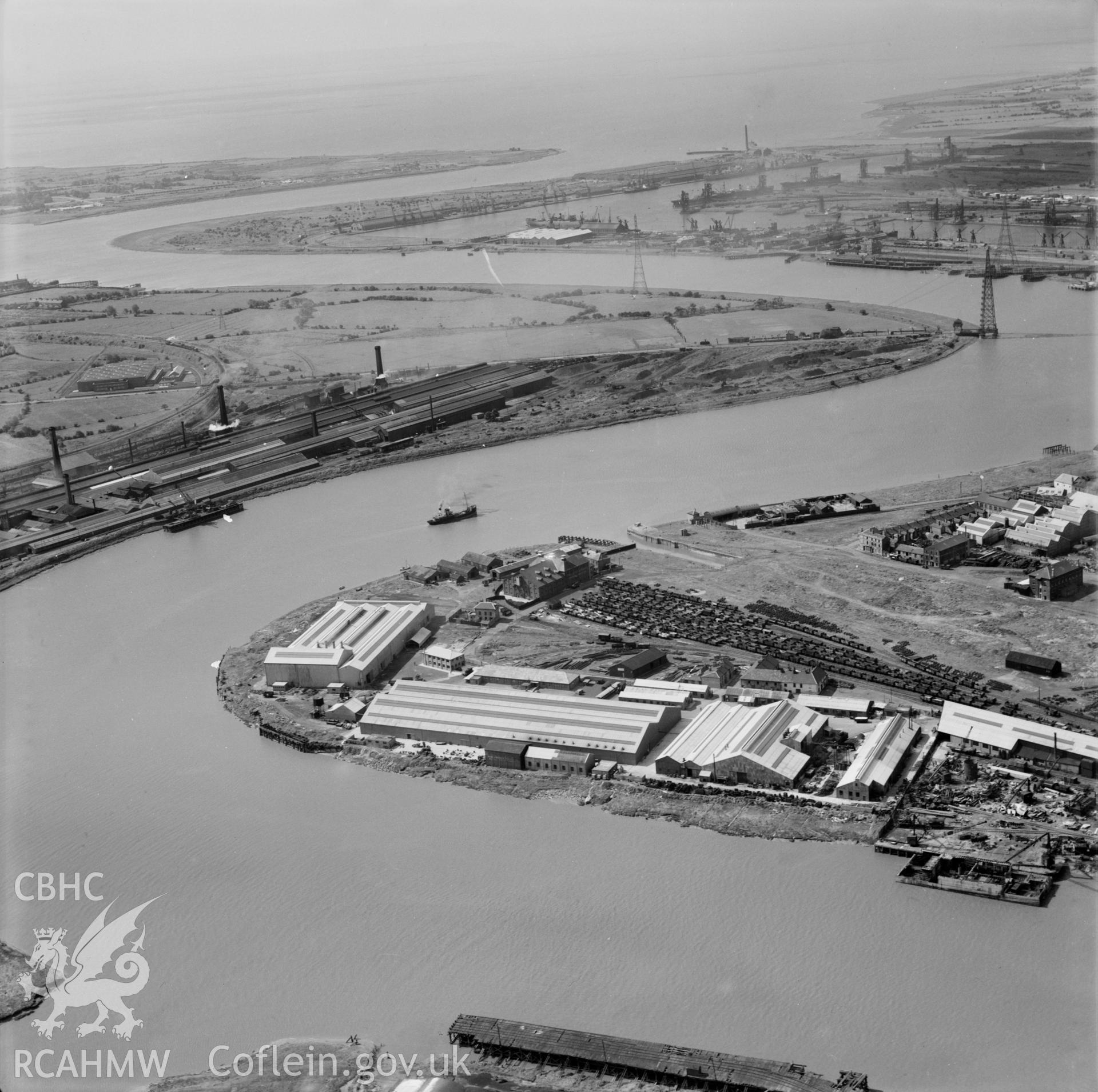 View of new Westgate works, Newport