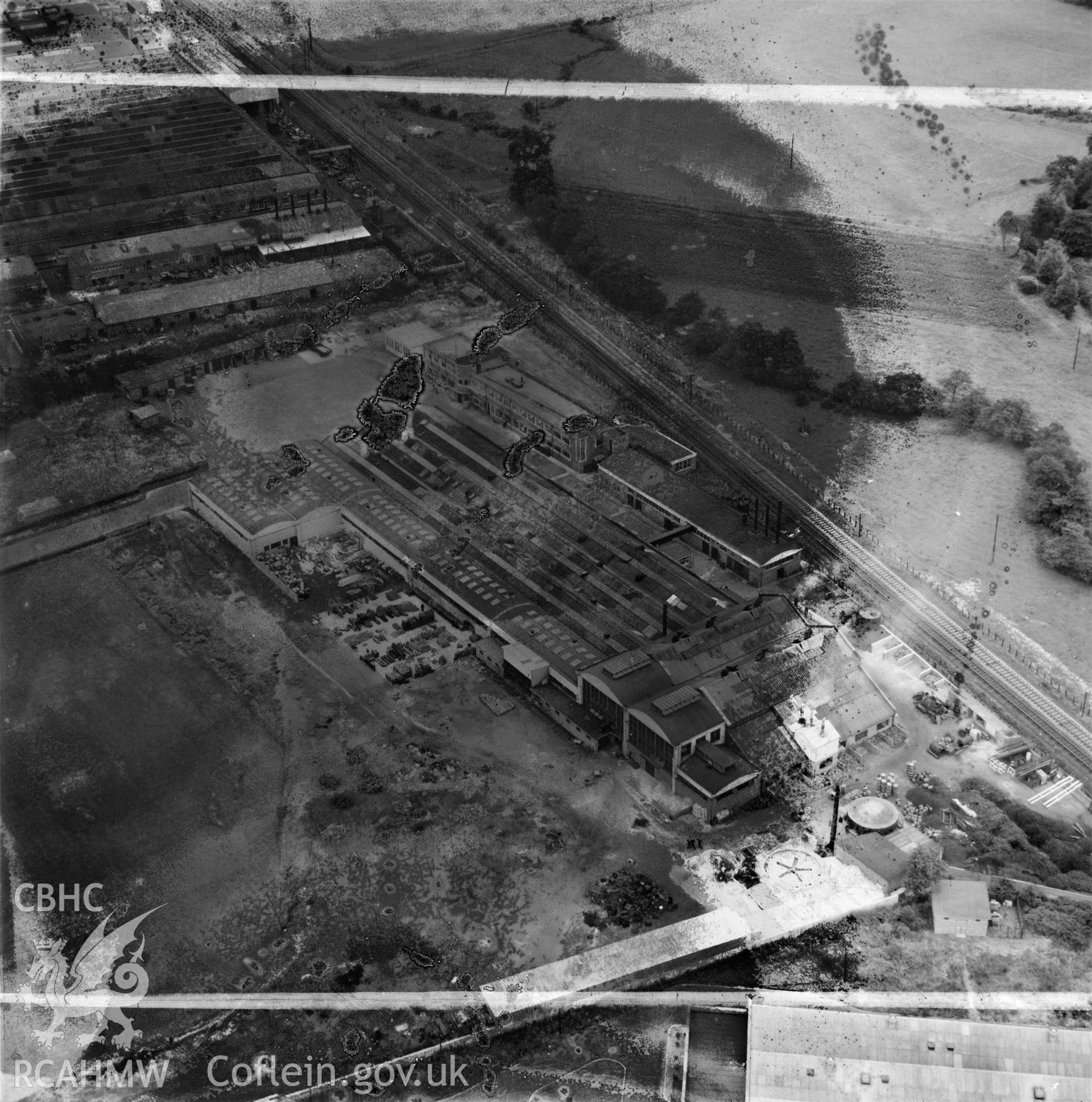 View of Saunders Valve factory, Cwmbran